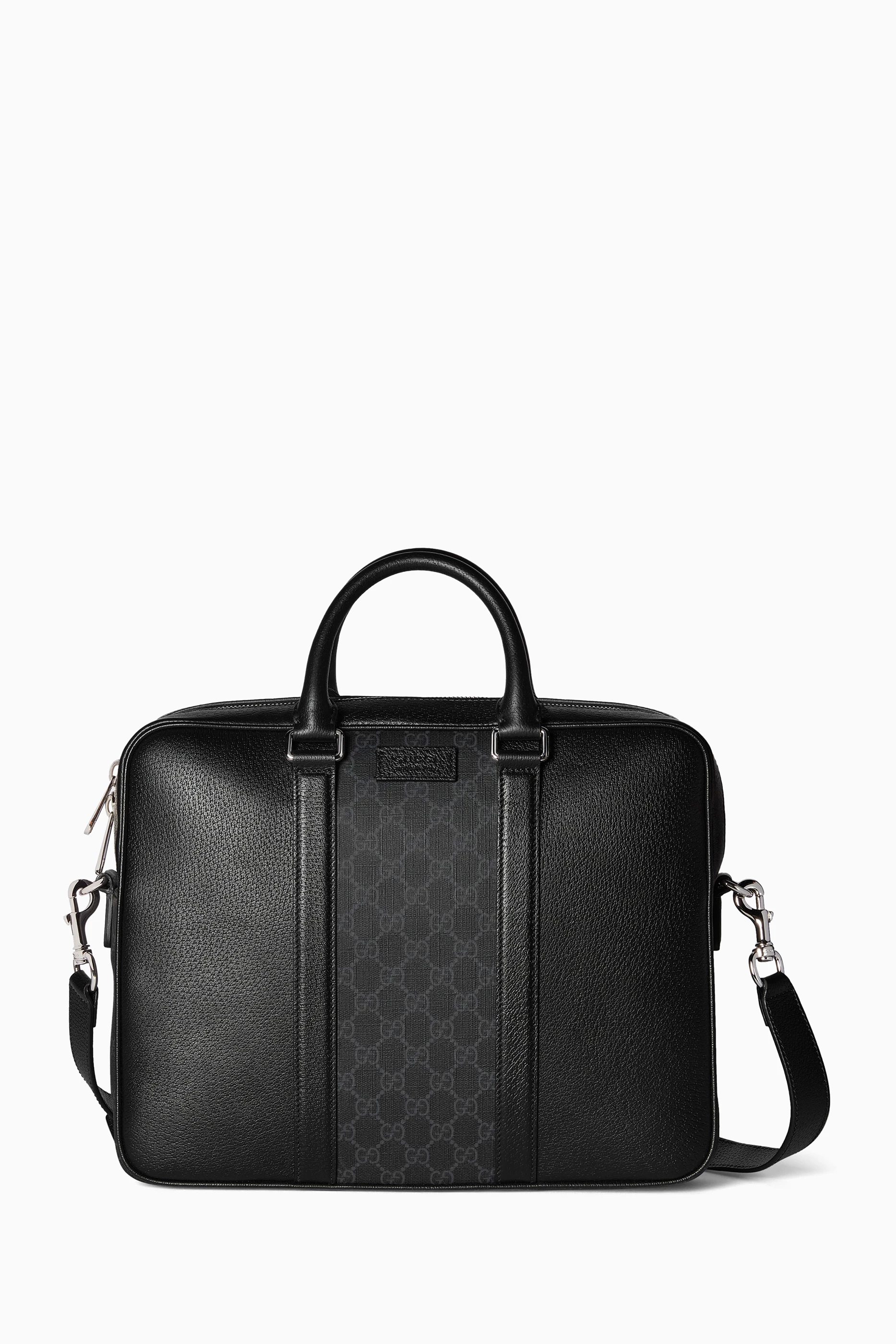 Gucci signature leather men's bag outlet