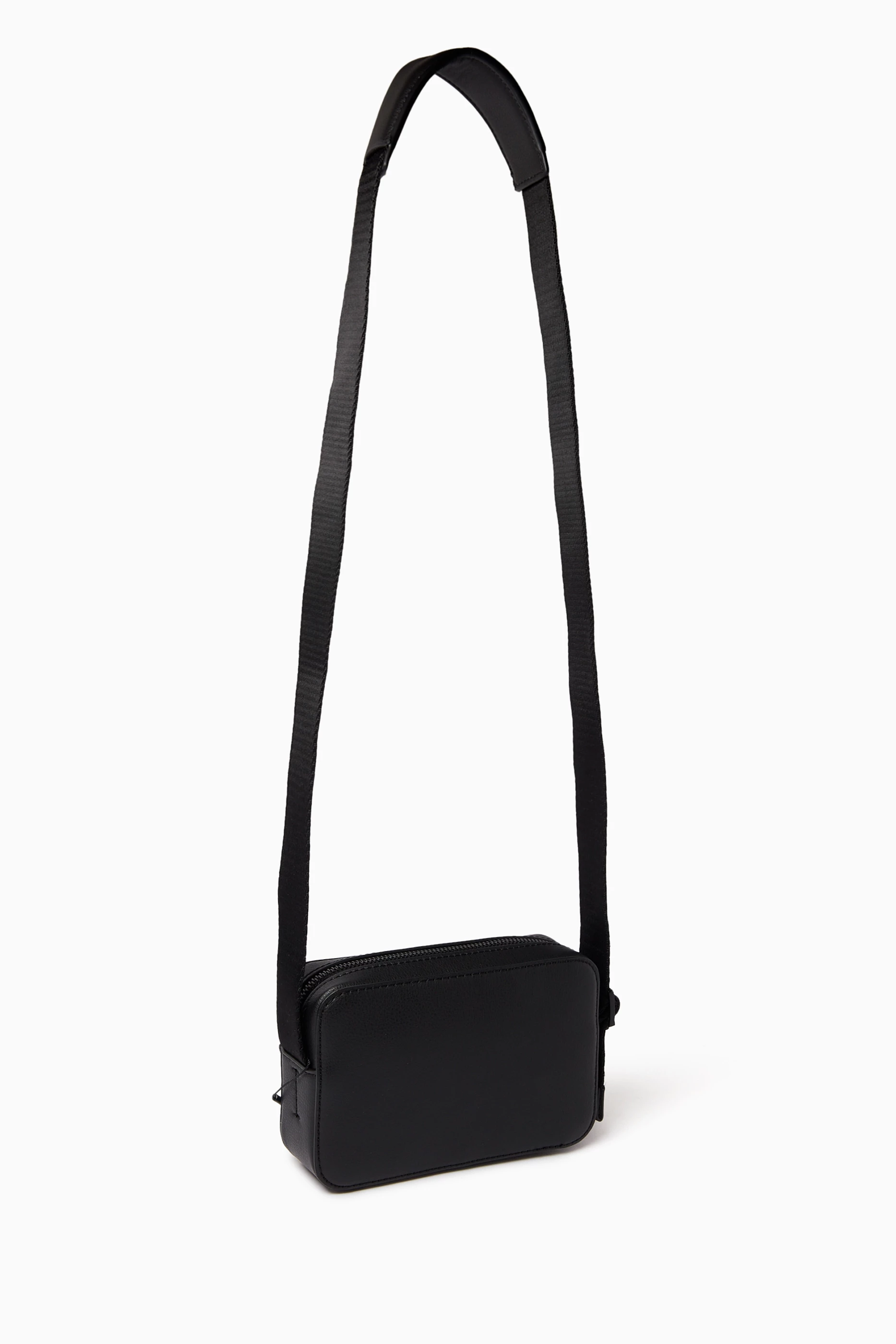 Buy Calvin Klein Black Minimal Focus Camera Bag in Faux Leather For Men Online Ounass UAE