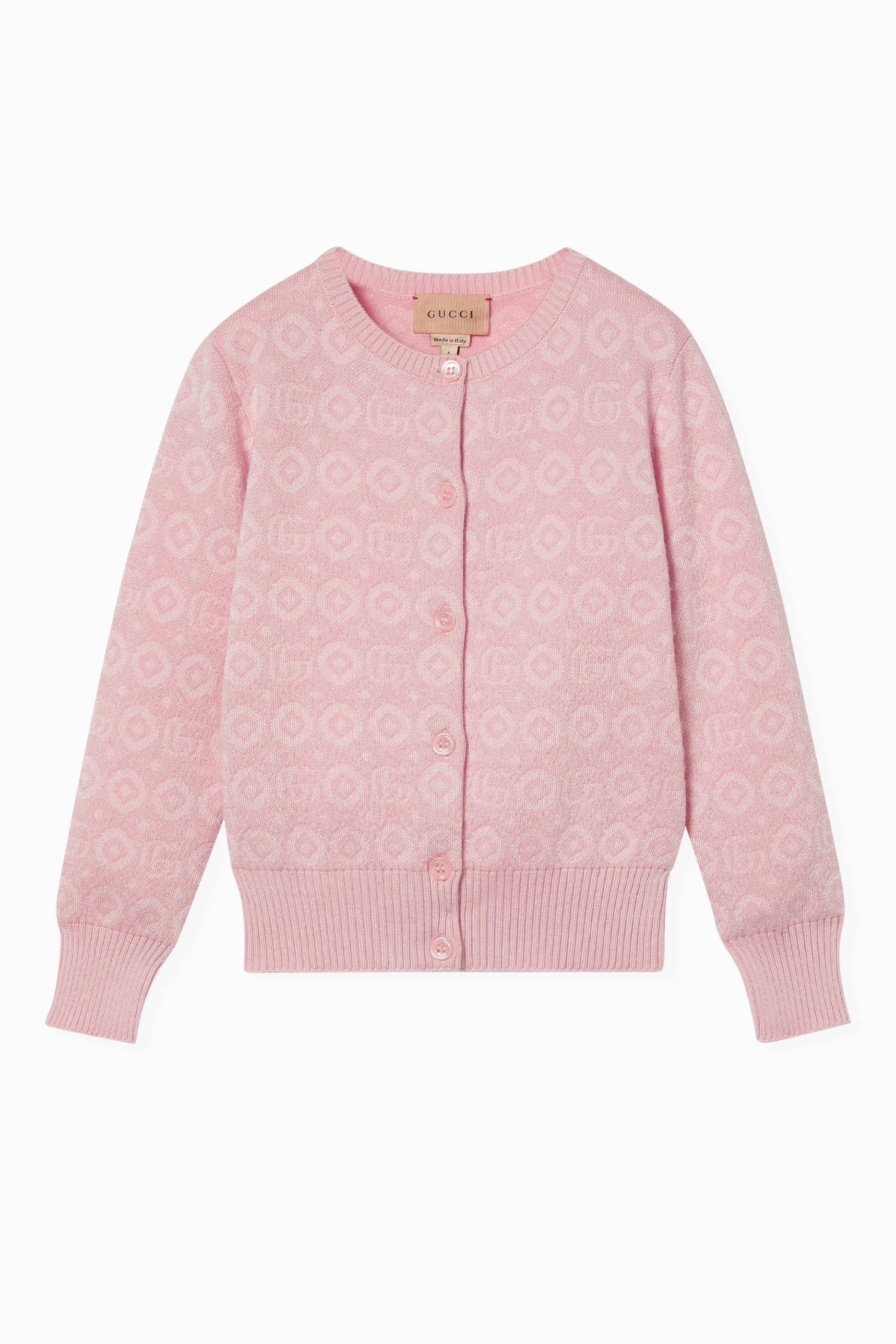 Gucci pink cardigan deals