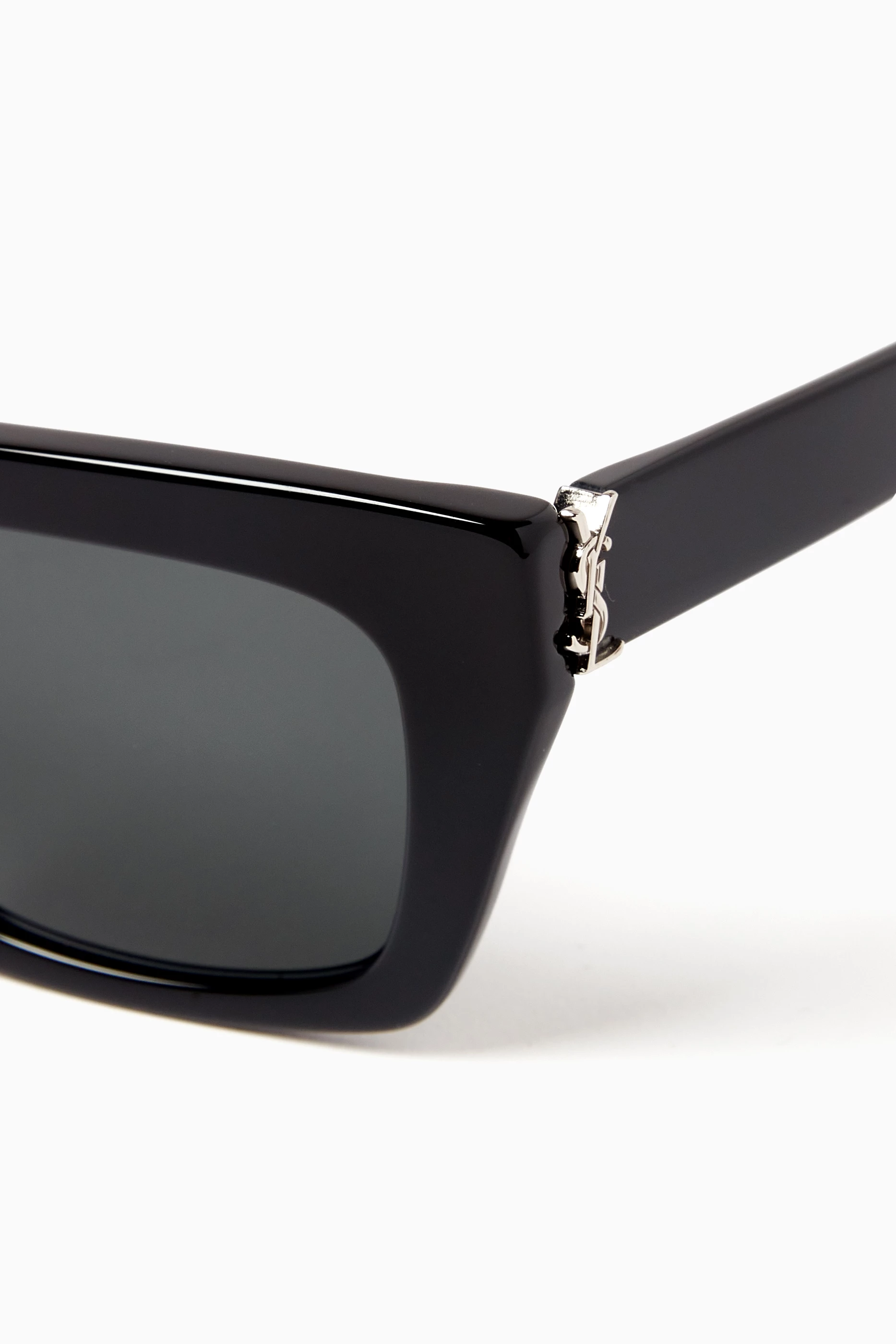 Buy SAINT LAURENT Black Unisex Square Sunglasses in Acetate For UNISEX Online Ounass UAE