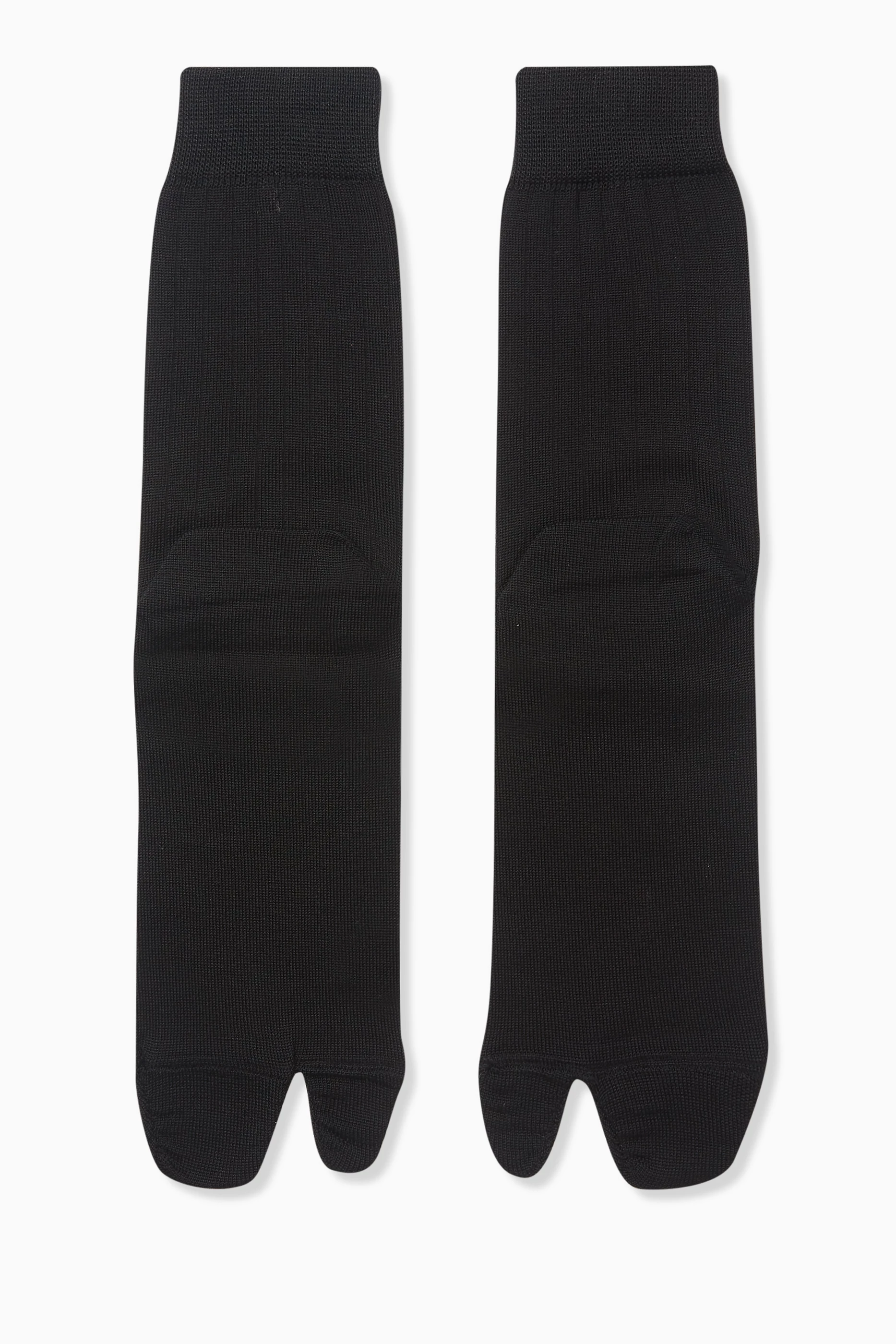 MAISON MARGIELA | TABI-TOE SOCKS BLACK 足袋ソックス 黒 Buy Maison Margiela Black Tabi Socks in Cotton-blend For Men