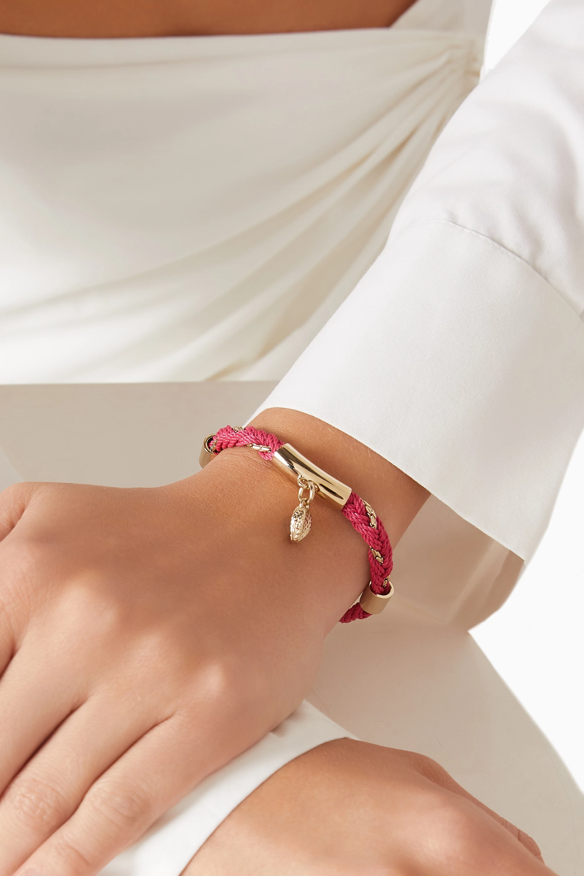 Buy BVLGARI Pink Serpenti Forever Bracelet in Gold-plated Brass