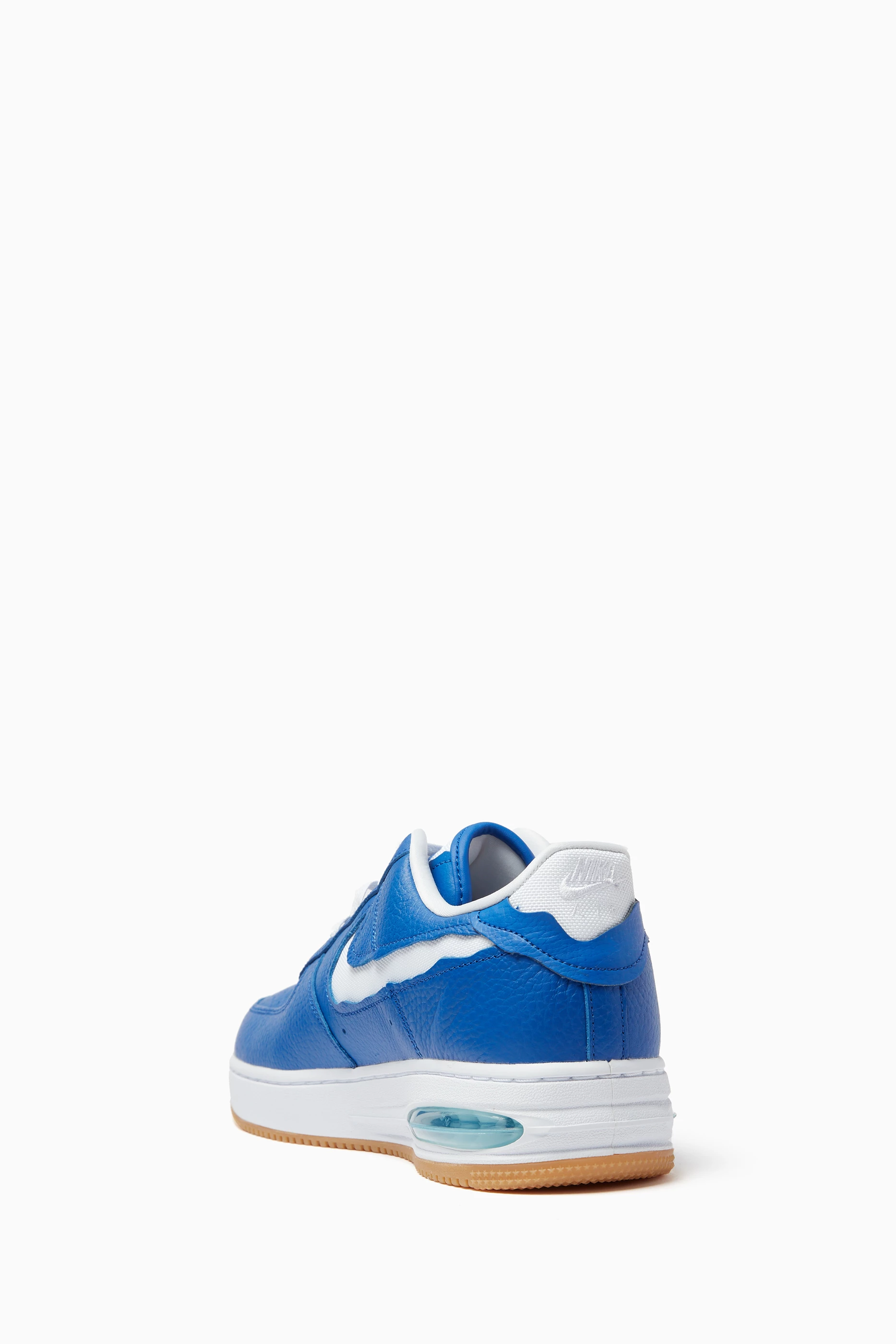 Buy Nike Blue Air Force 1 Low EVO Sneakers in Leather For Men Online Ounass UAE