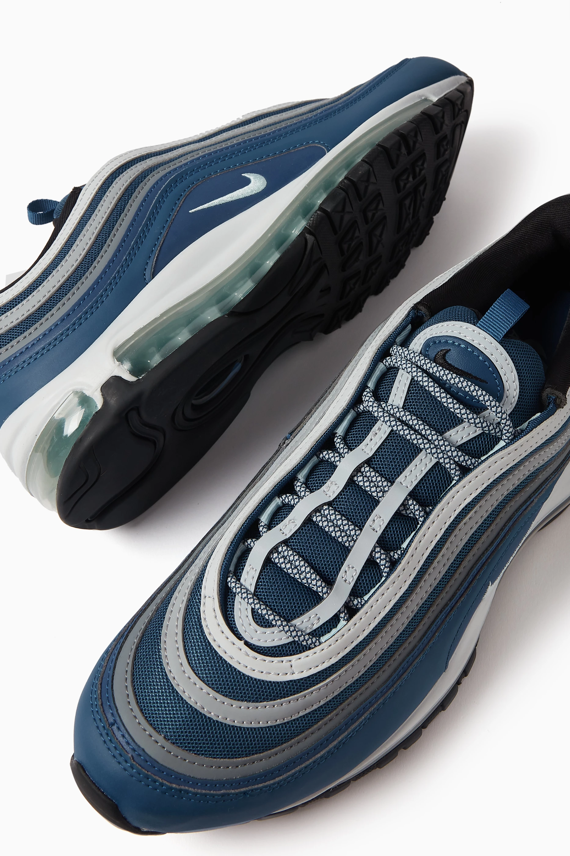 Buy Nike Blue Air Max 97 Sneakers in Mixed material For Men Online Ounass UAE