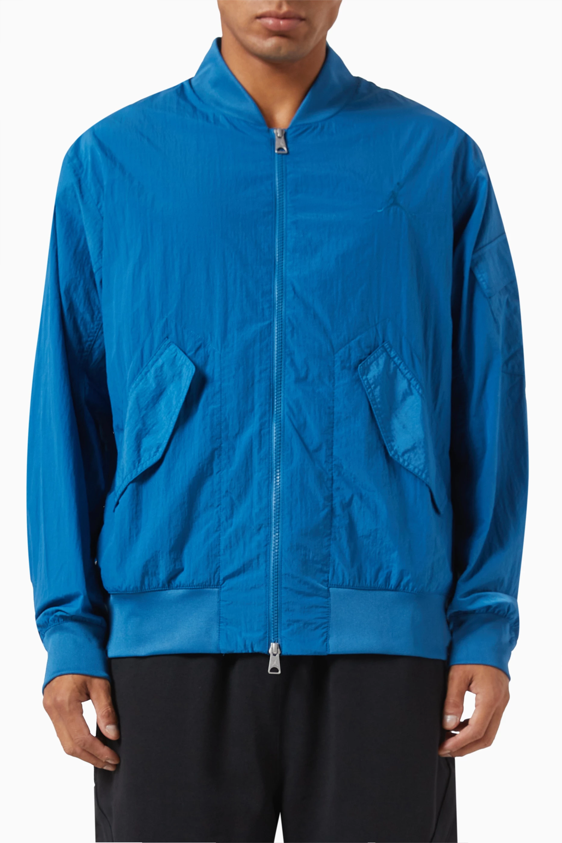Buy Jordan Blue Renegade Essentials Jacket in Nylon For Men Online Ounass UAE