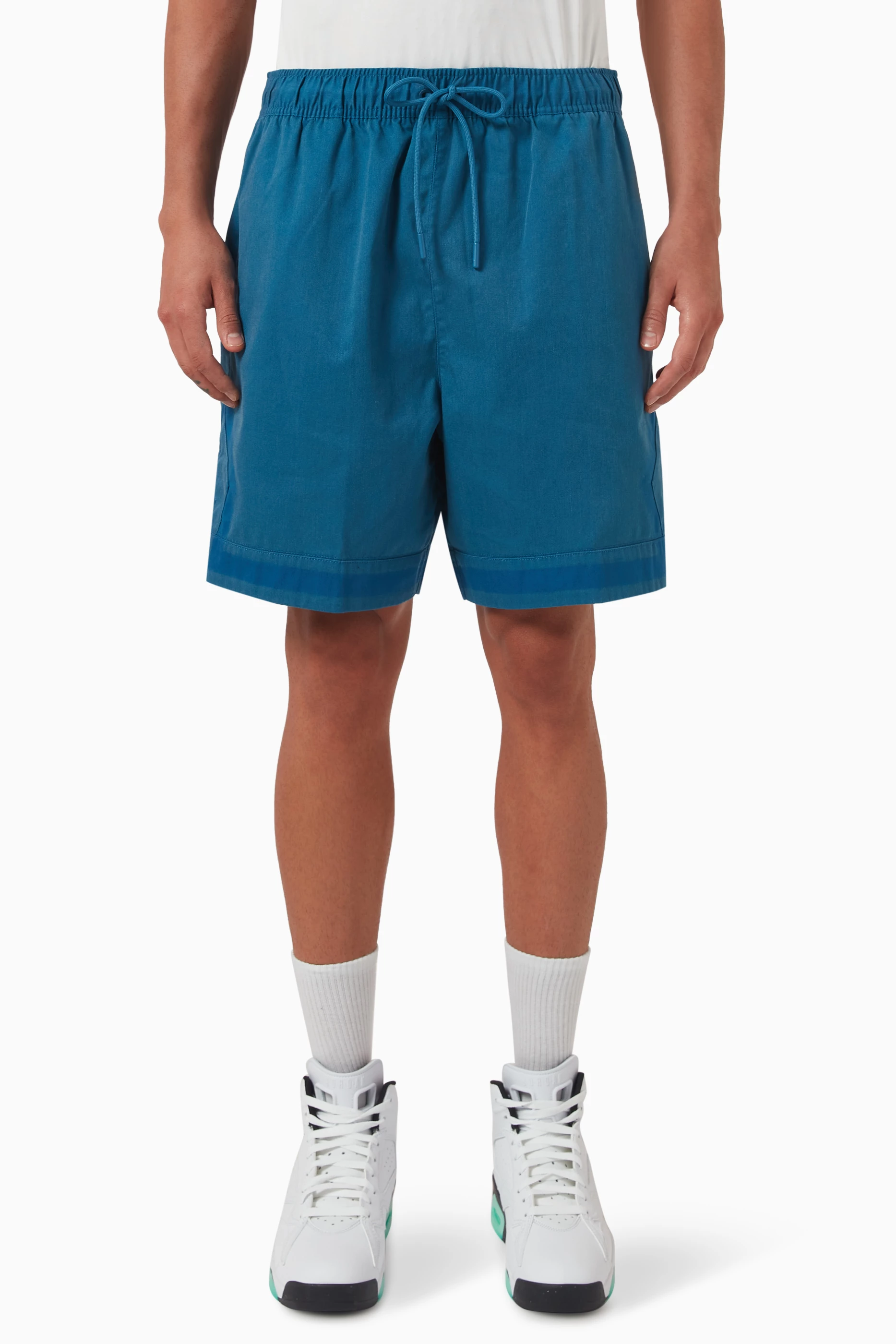 Blue jordan shorts sales