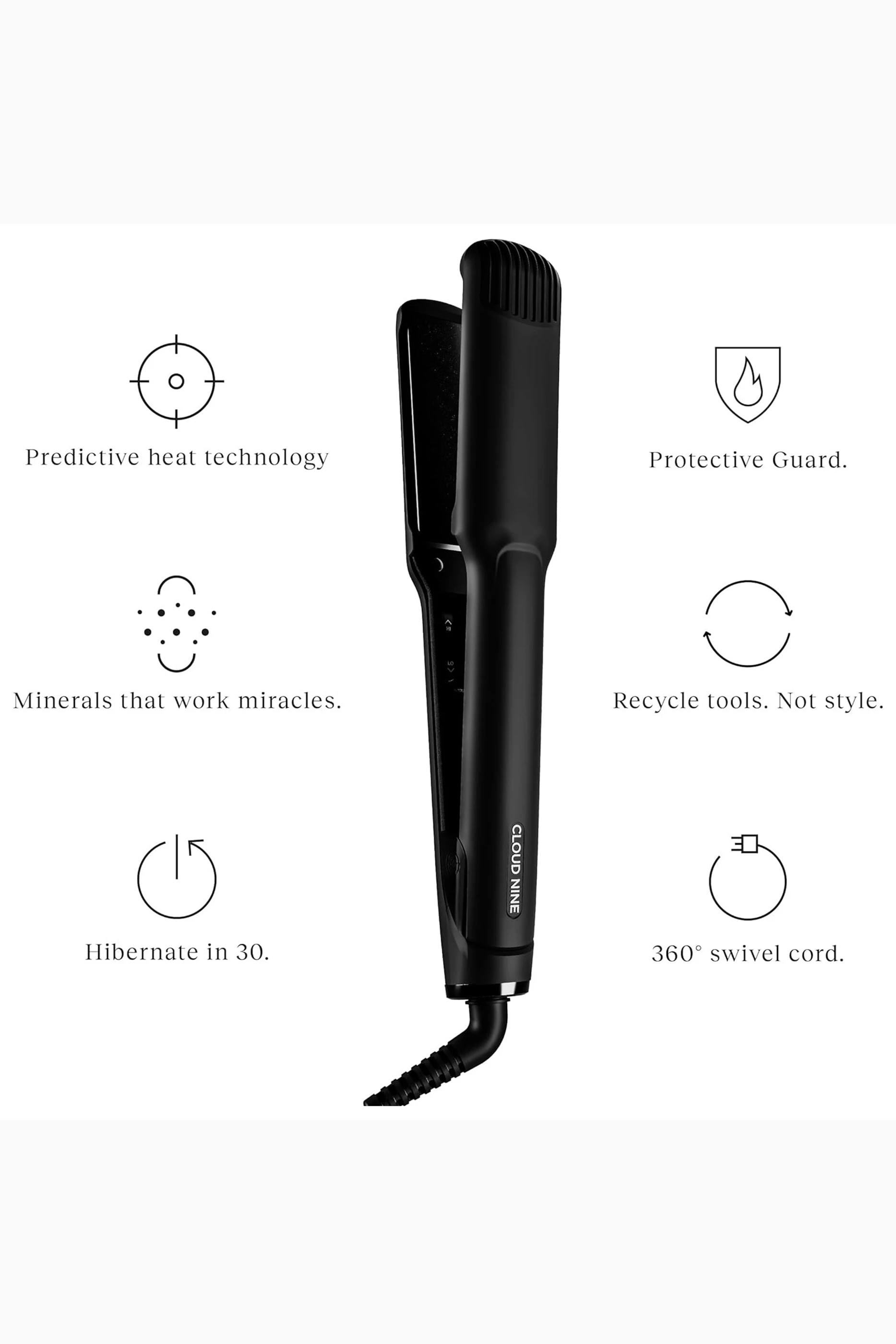 Cloud 9 c9 wide iron outlet