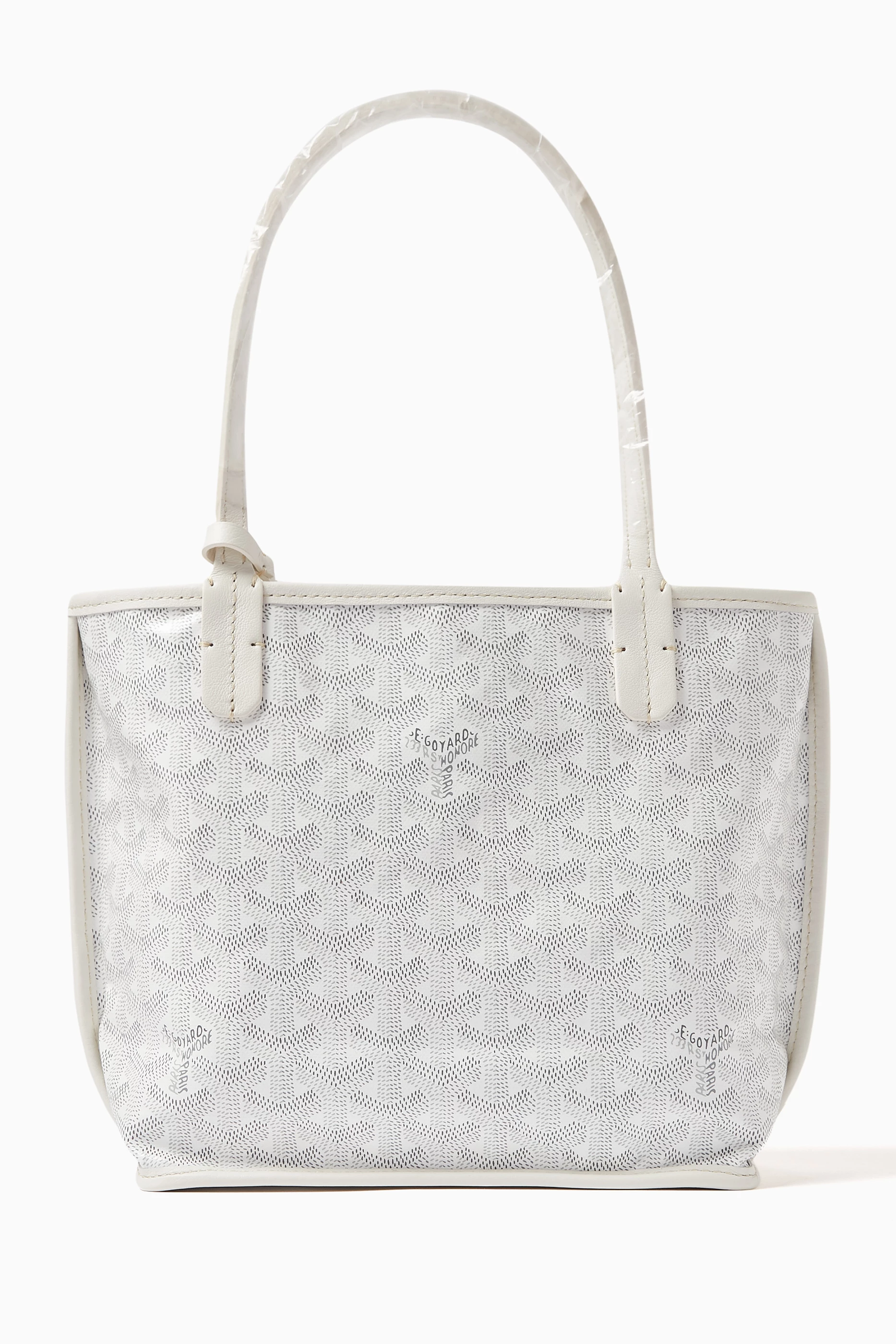 Goyard white bag hotsell