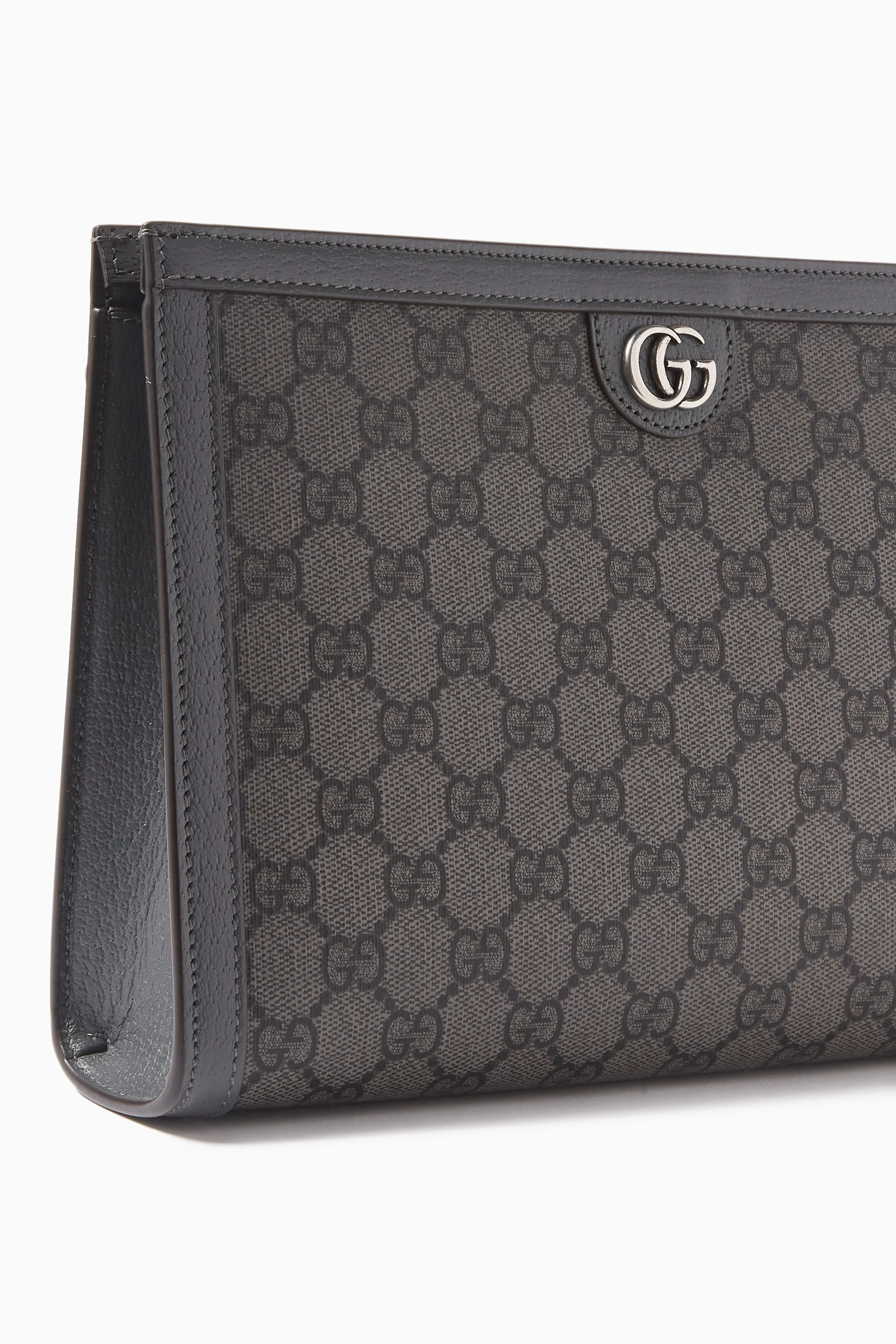 Buy Gucci Grey Ophidia GG Pouch in Supreme Canvas For Men Online Ounass UAE