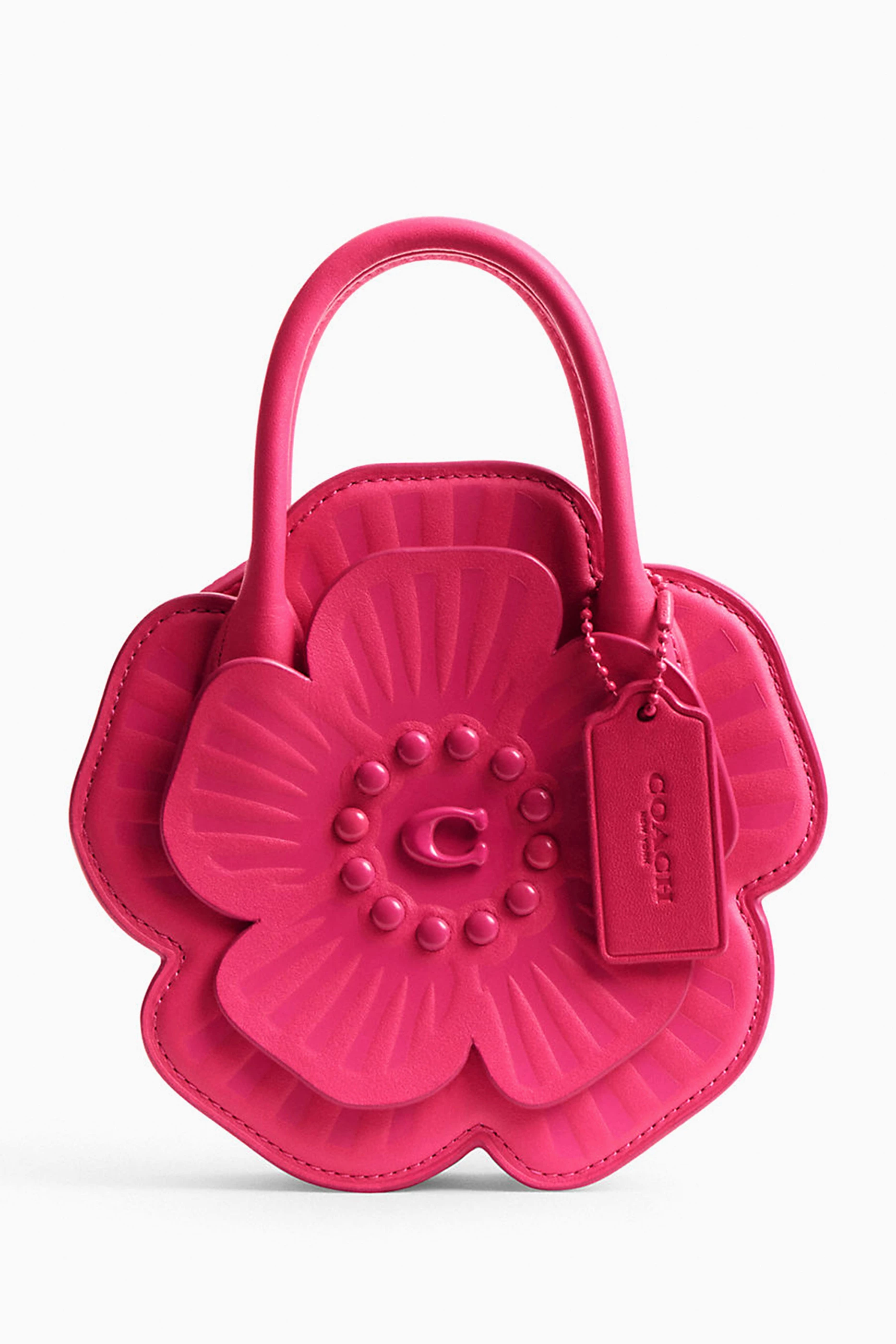 Buy Coach Pink Tea Rose Crossbody Bag in Leather For Women Online Ounass UAE