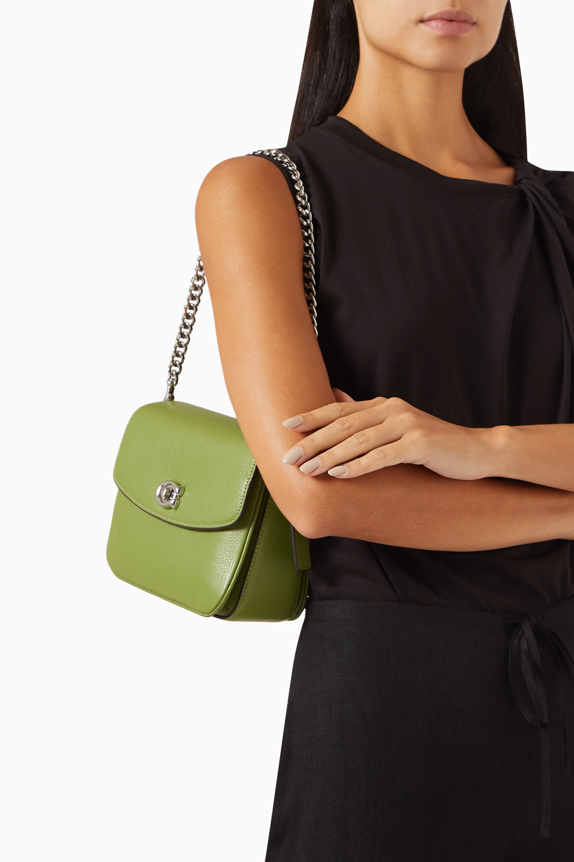 Buy Coach Green Cassie 19 Crossbody Bag in Pebble Leather For Women Online Ounass UAE
