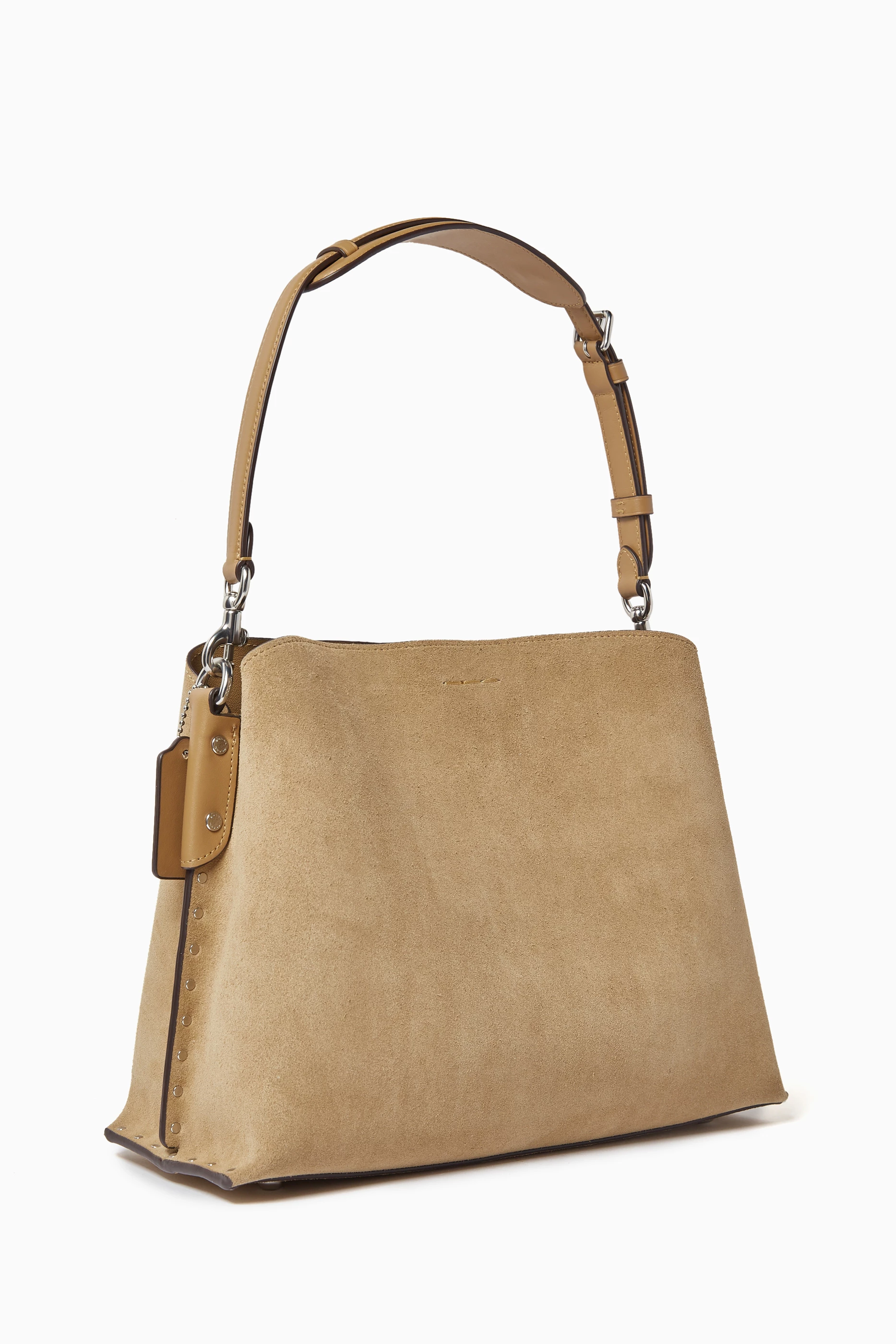【PORTERNA】Willow suede shoulder bag COACH Willow Suede Rivet Shoulder Bag | Dillard's