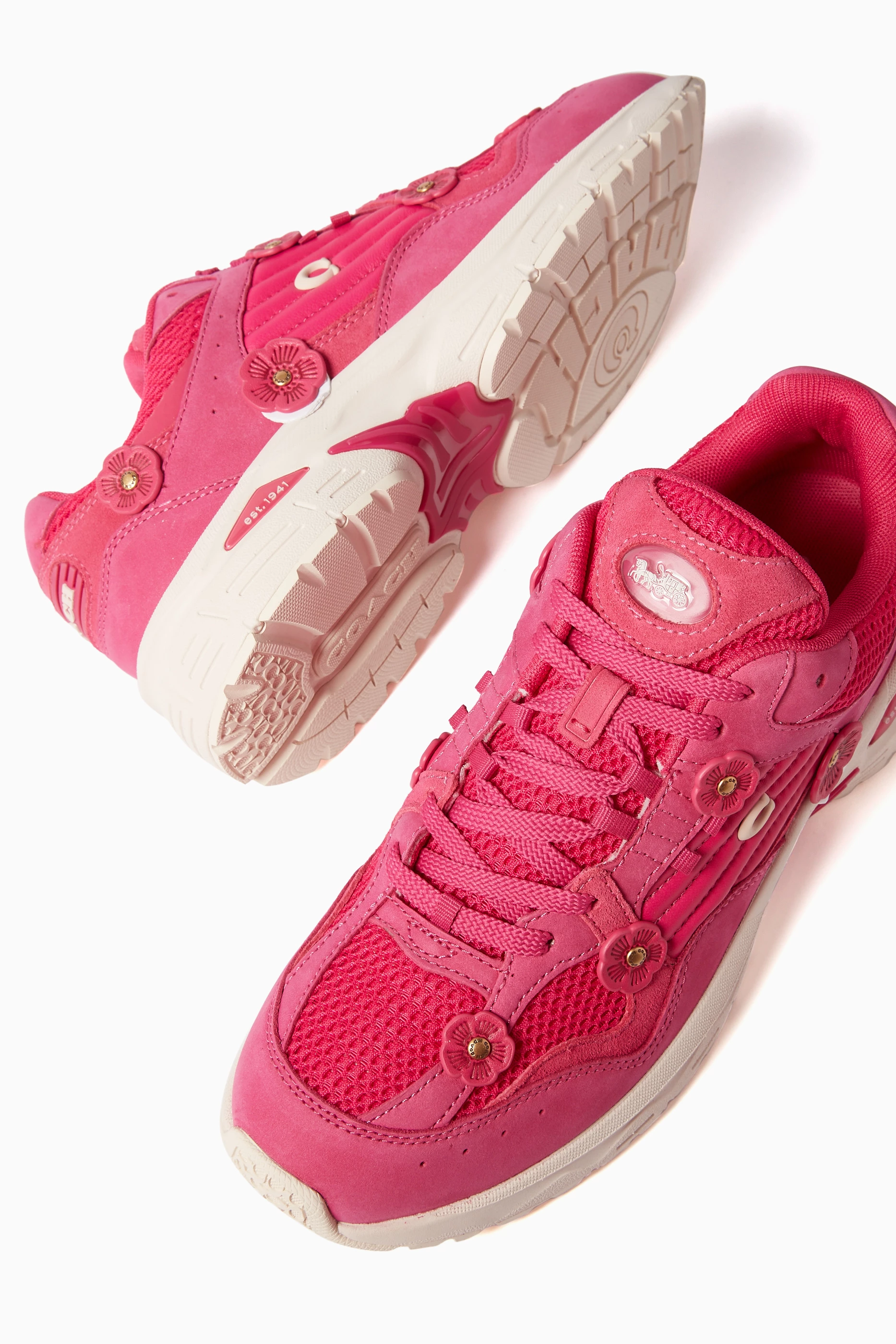 Coach tea rose sneakers shop