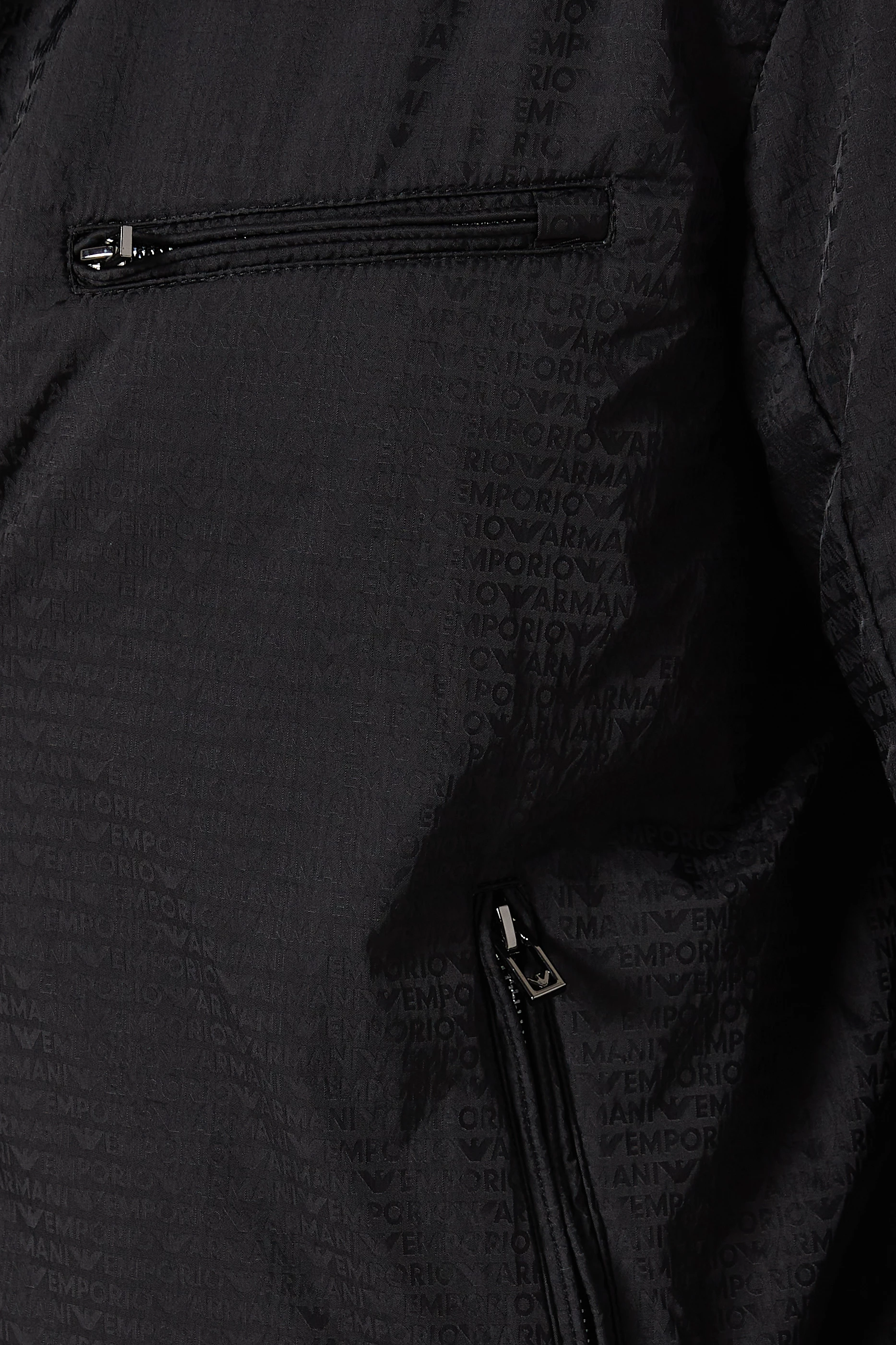 Buy Emporio Armani Black Blouson Jacket in Nylon For Men Online Ounass UAE