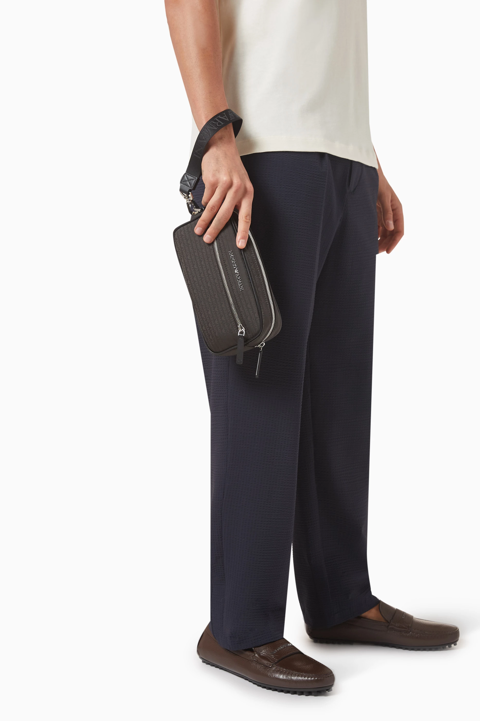 Emporio armani toiletry bag clearance