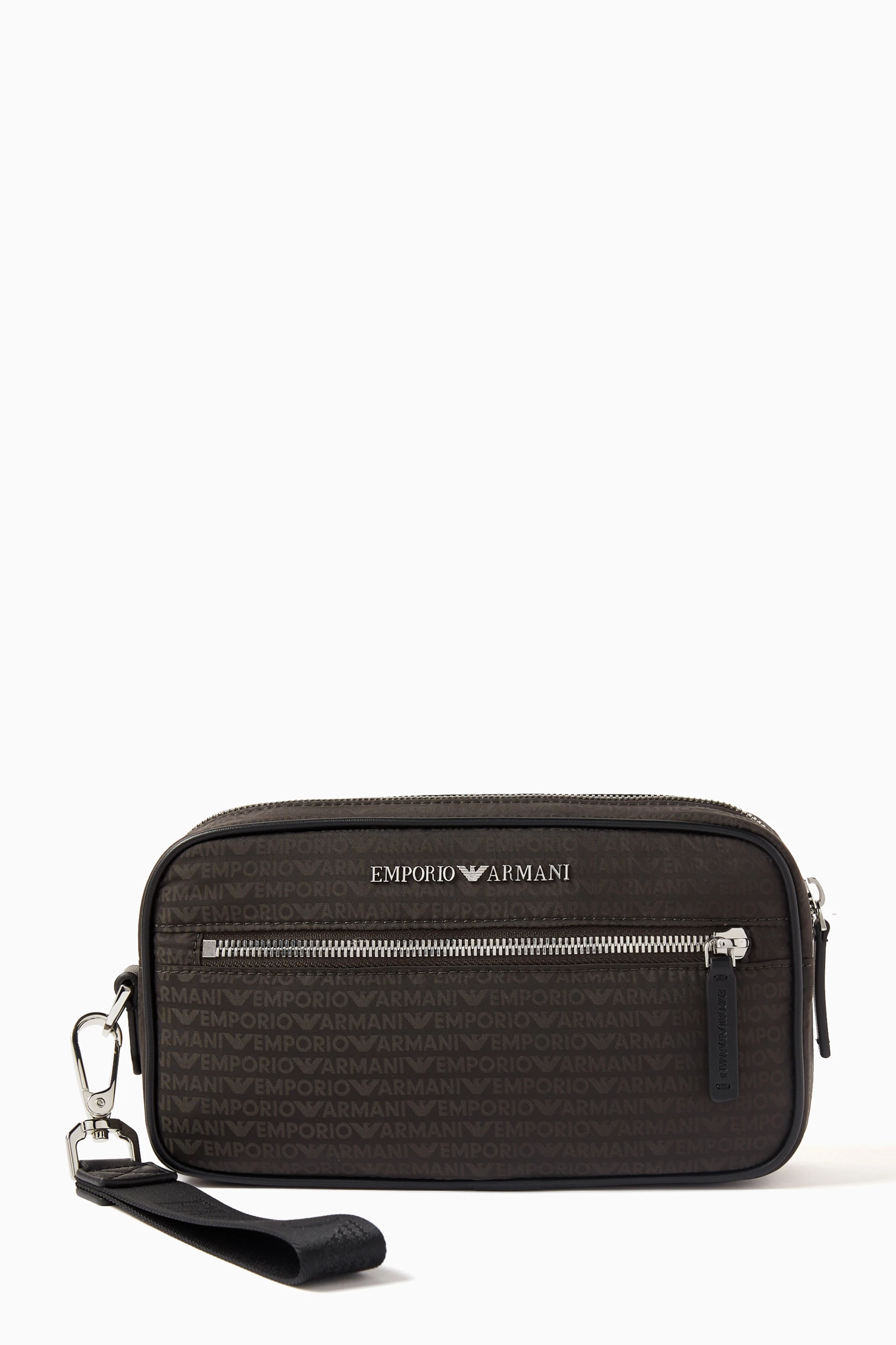 Emporio armani toiletry bag clearance