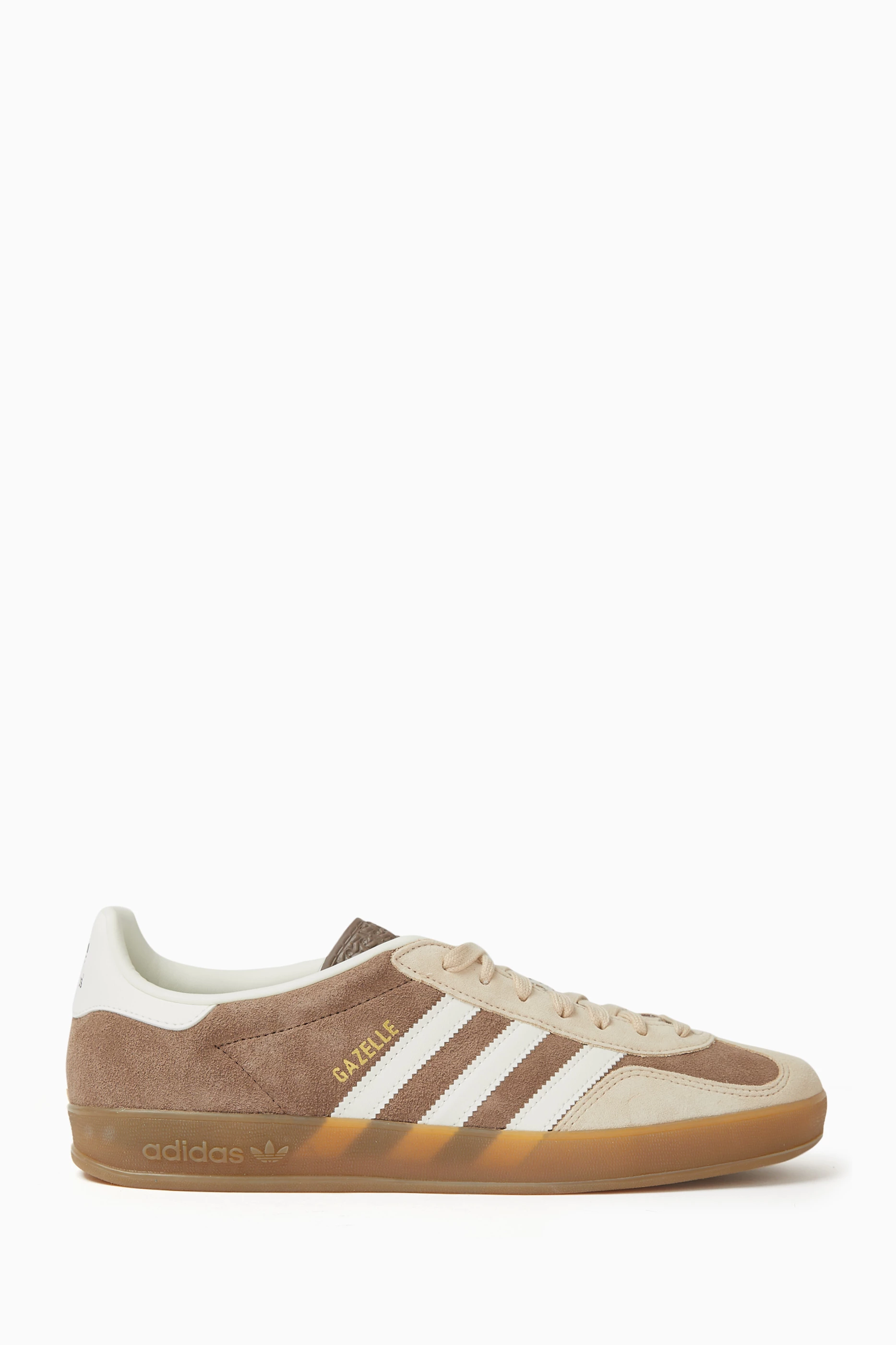 Buy adidas Brown Gazelle Indoor Sneakers in Suede For Men Online Ounass UAE