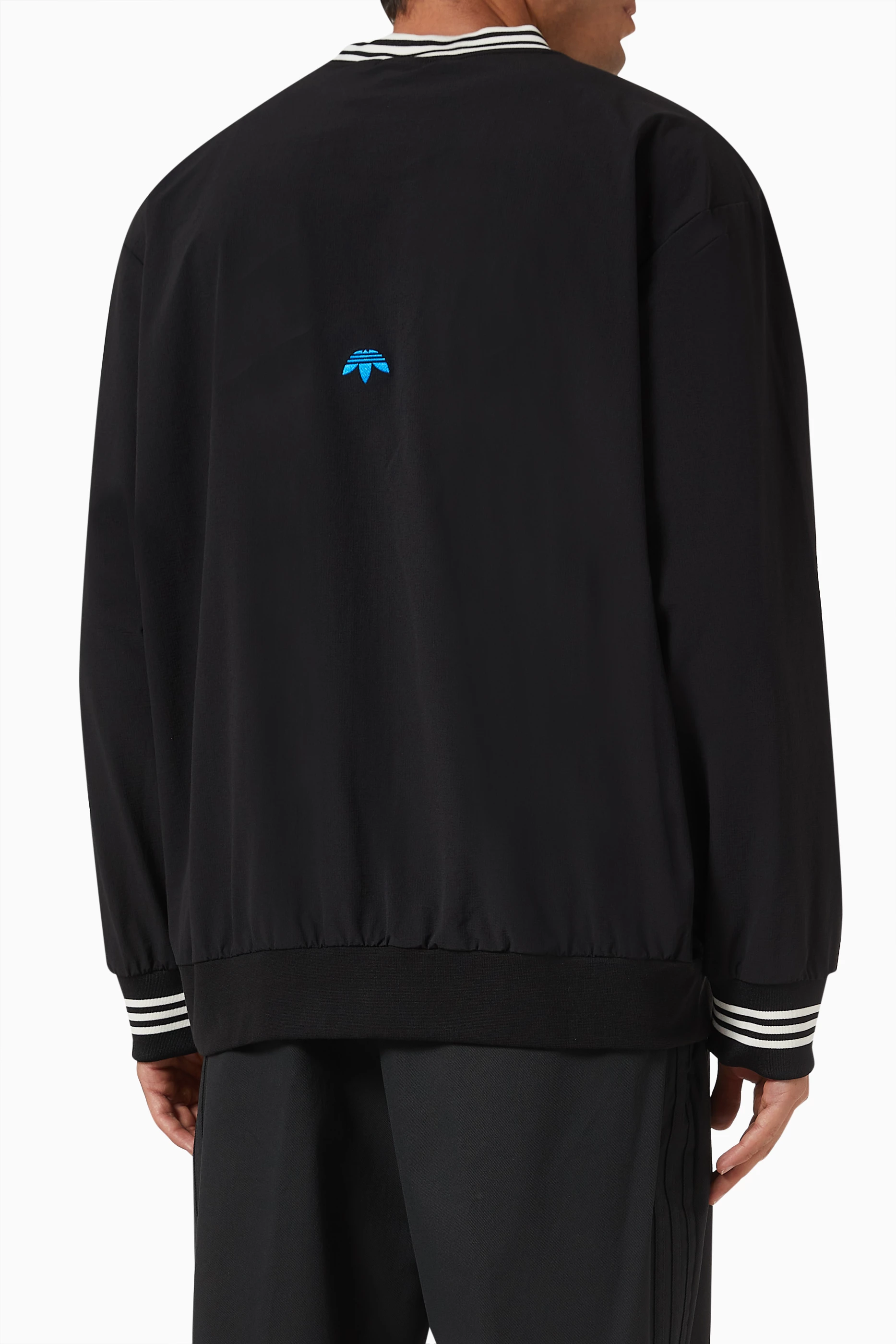 Buy adidas Black Rolling Links Crewneck Sweatshirt For Men