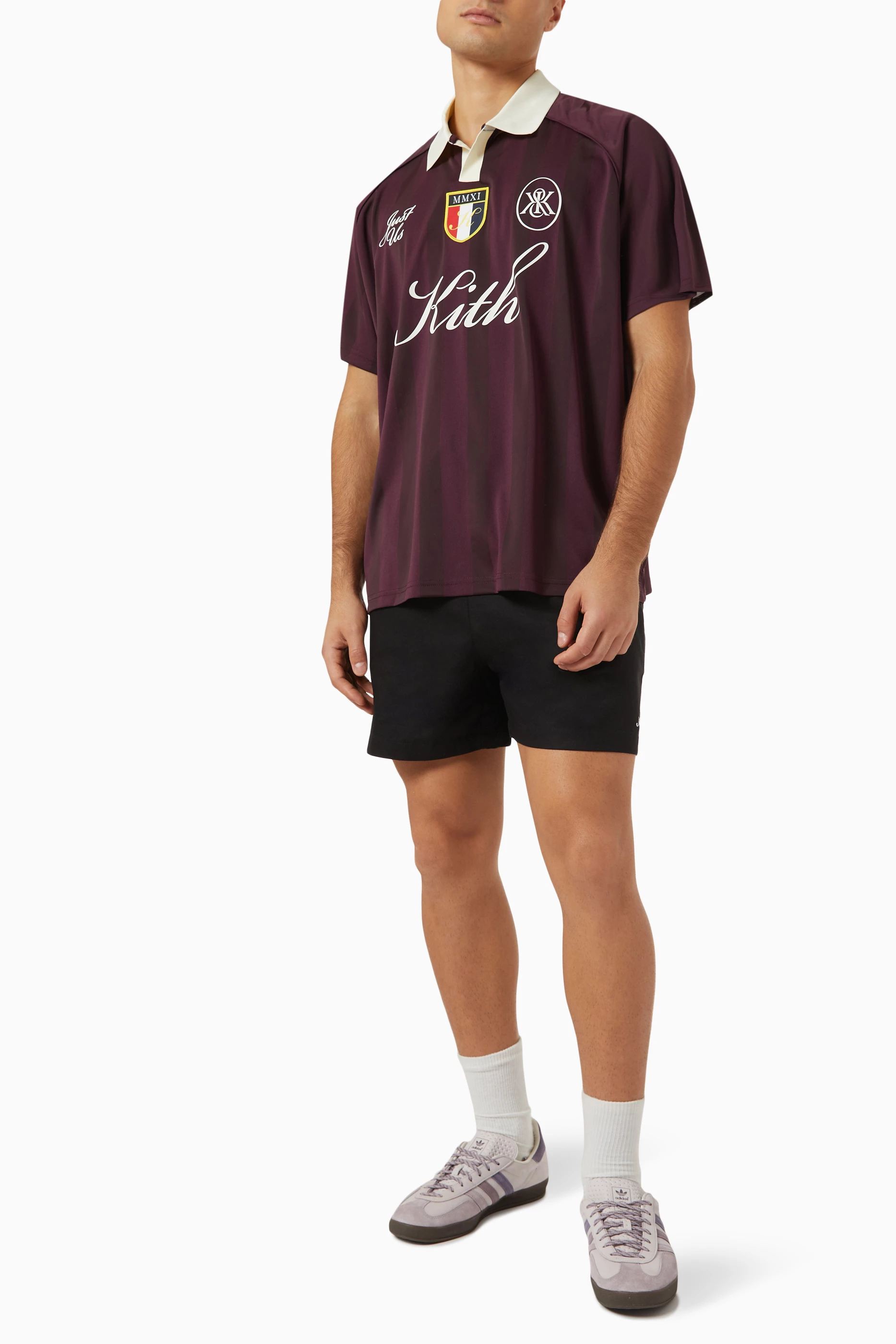 Kith Shadow Stripe Marcel Soccer Jersey Gulf Men's - SS24 - US