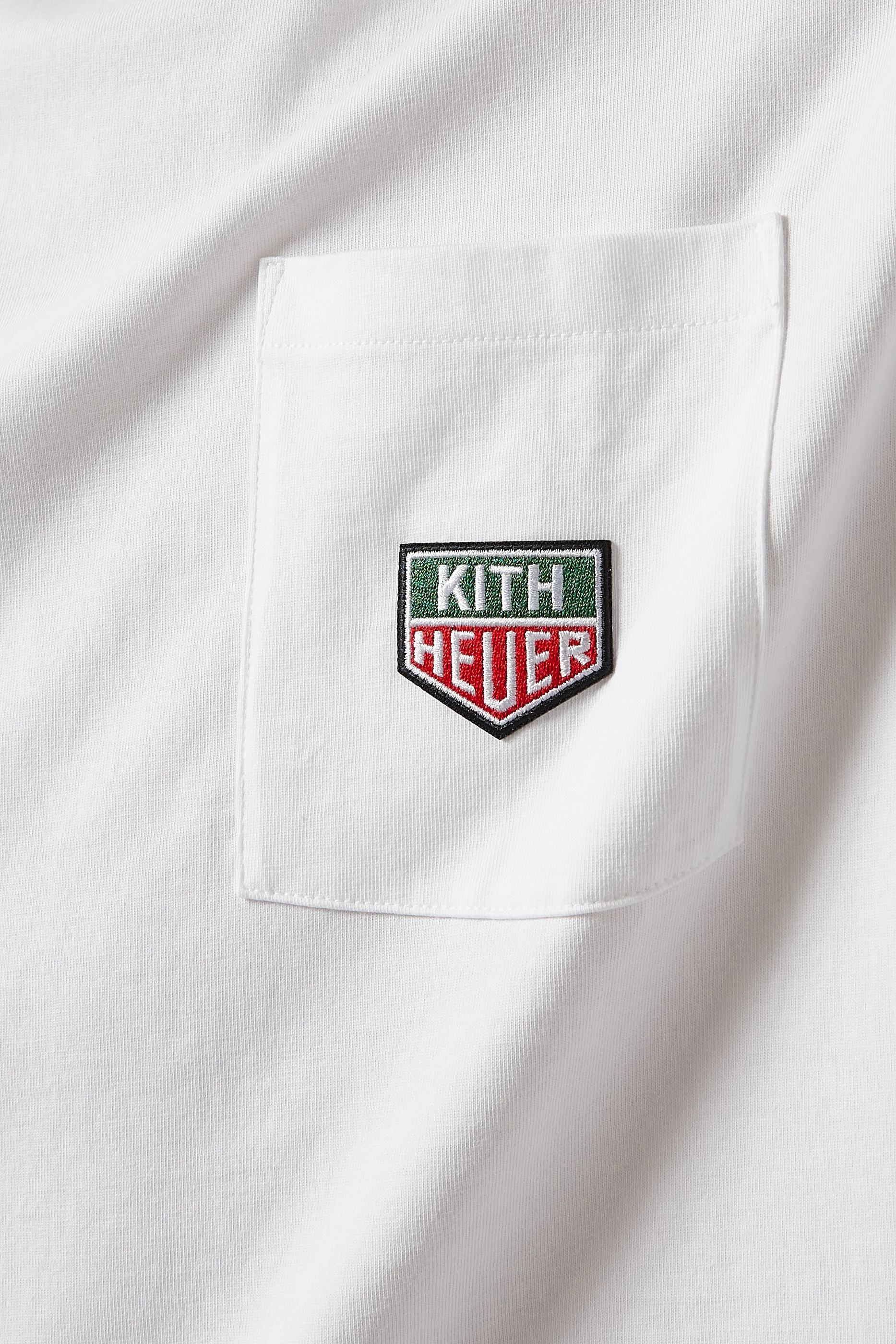 Buy Kith White x TAG Heuer Formula 1 Badge Pocket T shirt For Men Online Ounass UAE
