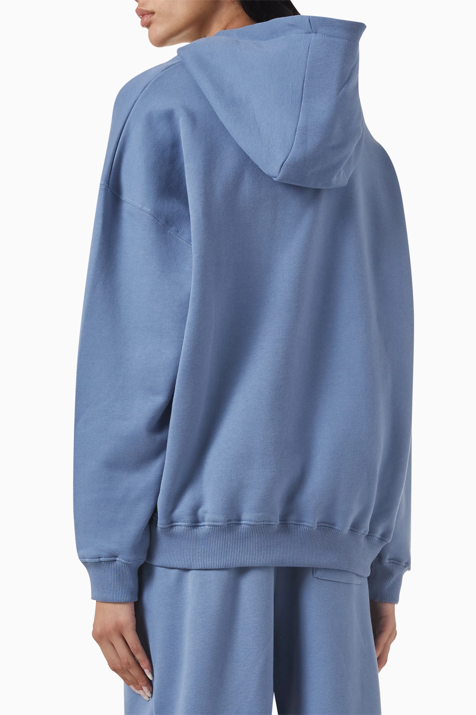 Buy Adanola Blue Ada Relaxed-fit Hoodie in Organic-cotton For
