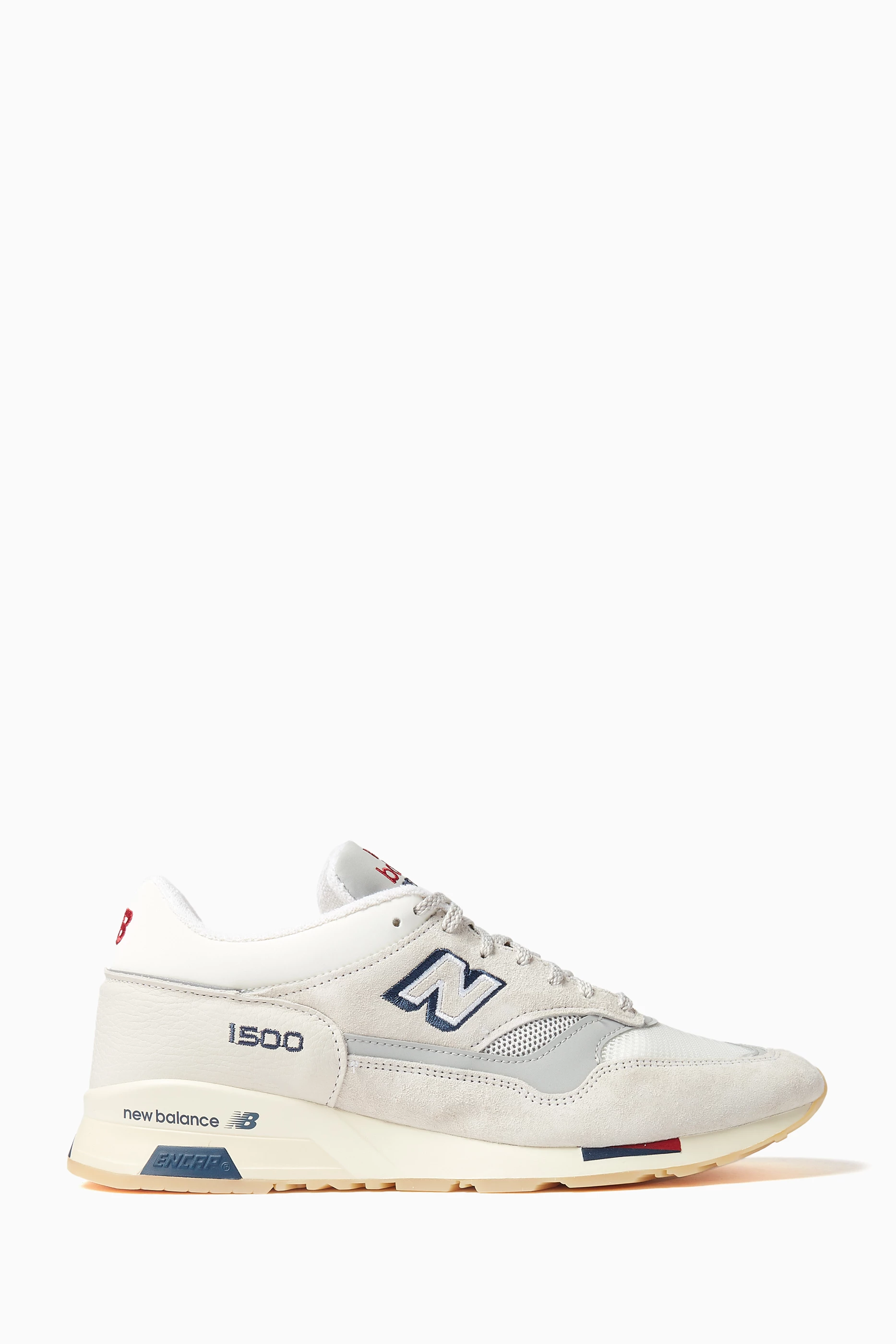 Buy New Balance White Made in UK 1500 Vintage Sport Sneakers
