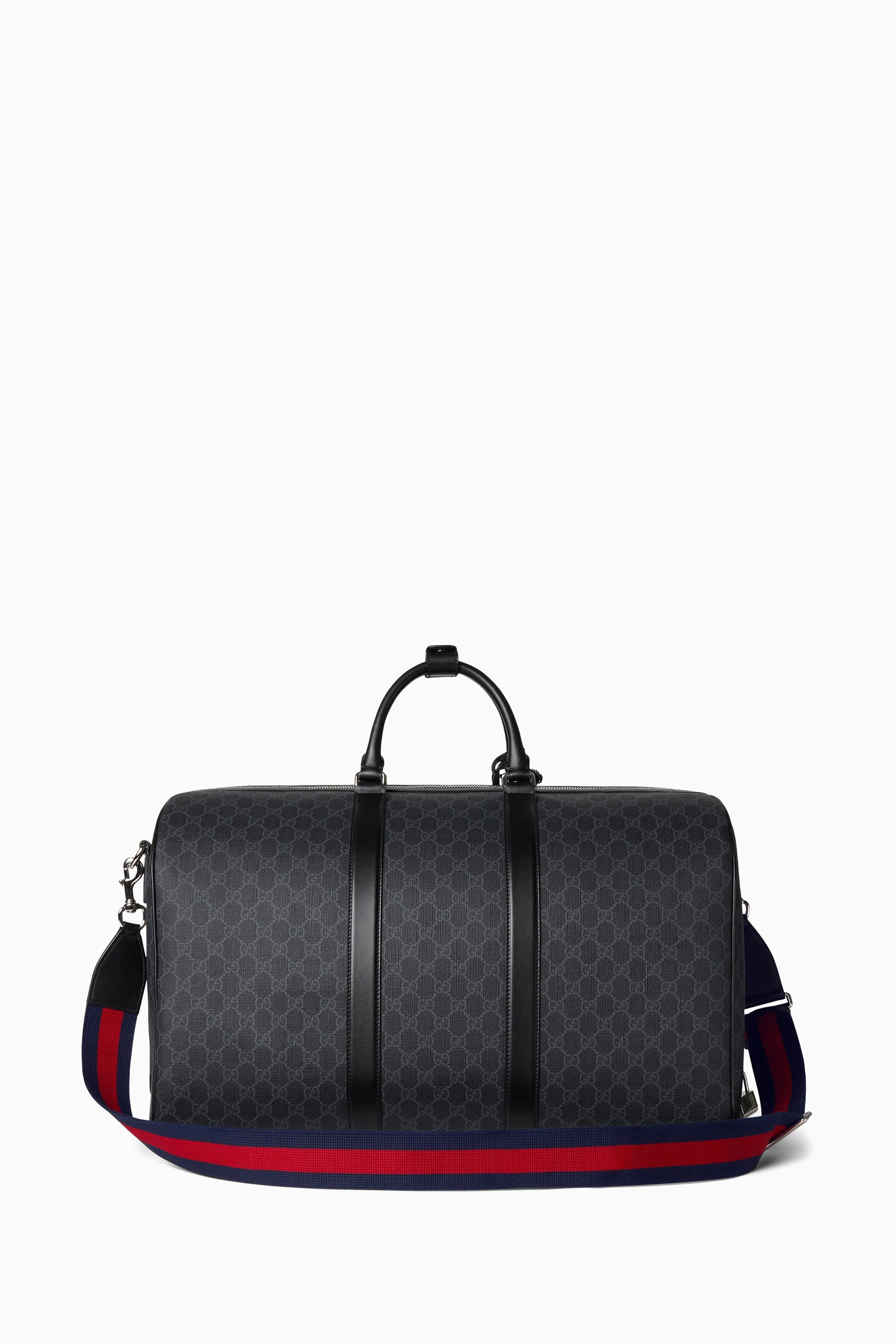 Buy Gucci Black Travel Duffel Bag in GG Supreme Canvas For Men Online Ounass UAE