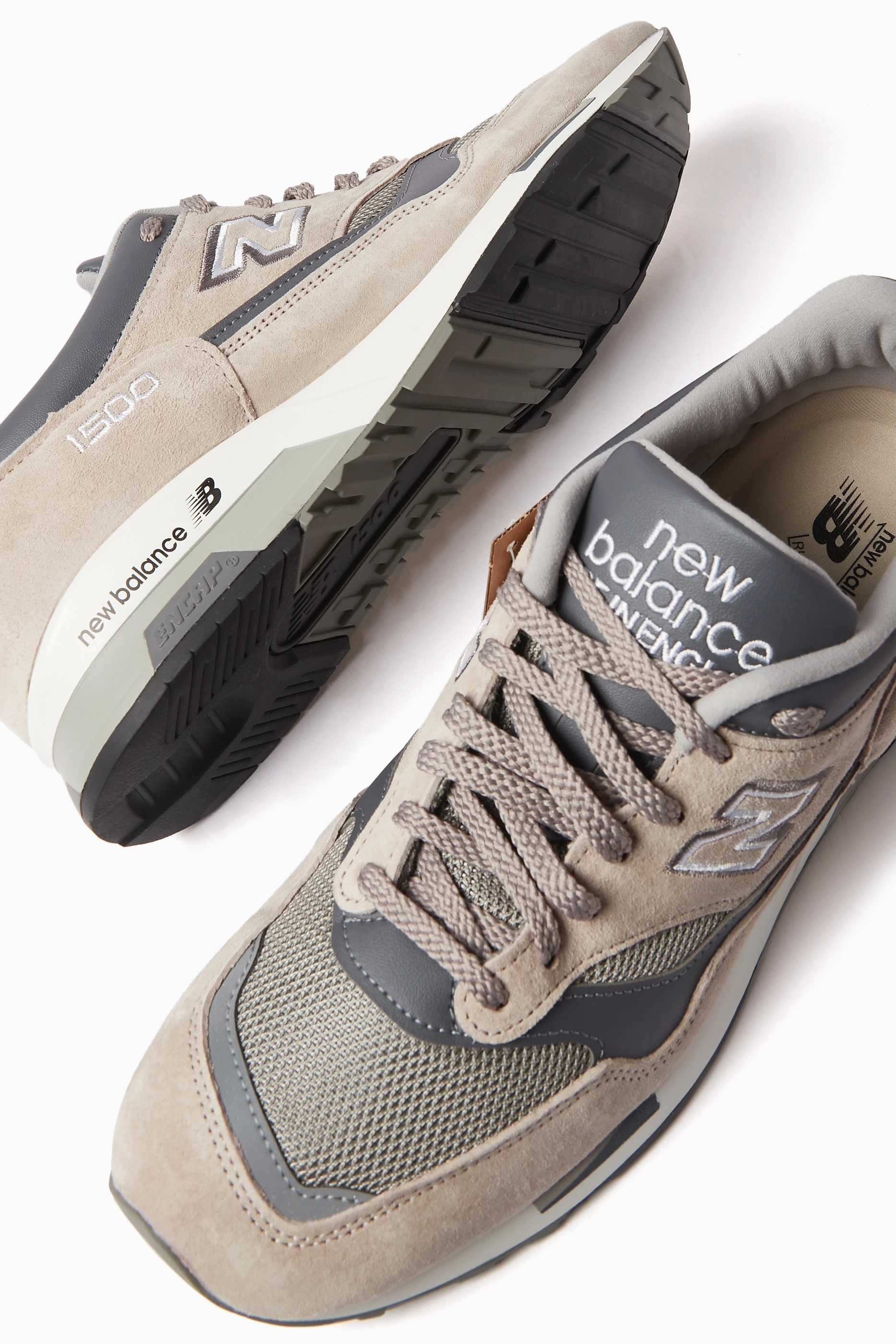 Buy New Balance Grey Made in UK 1500 Sneakers in Mesh Suede For Men Online Ounass UAE