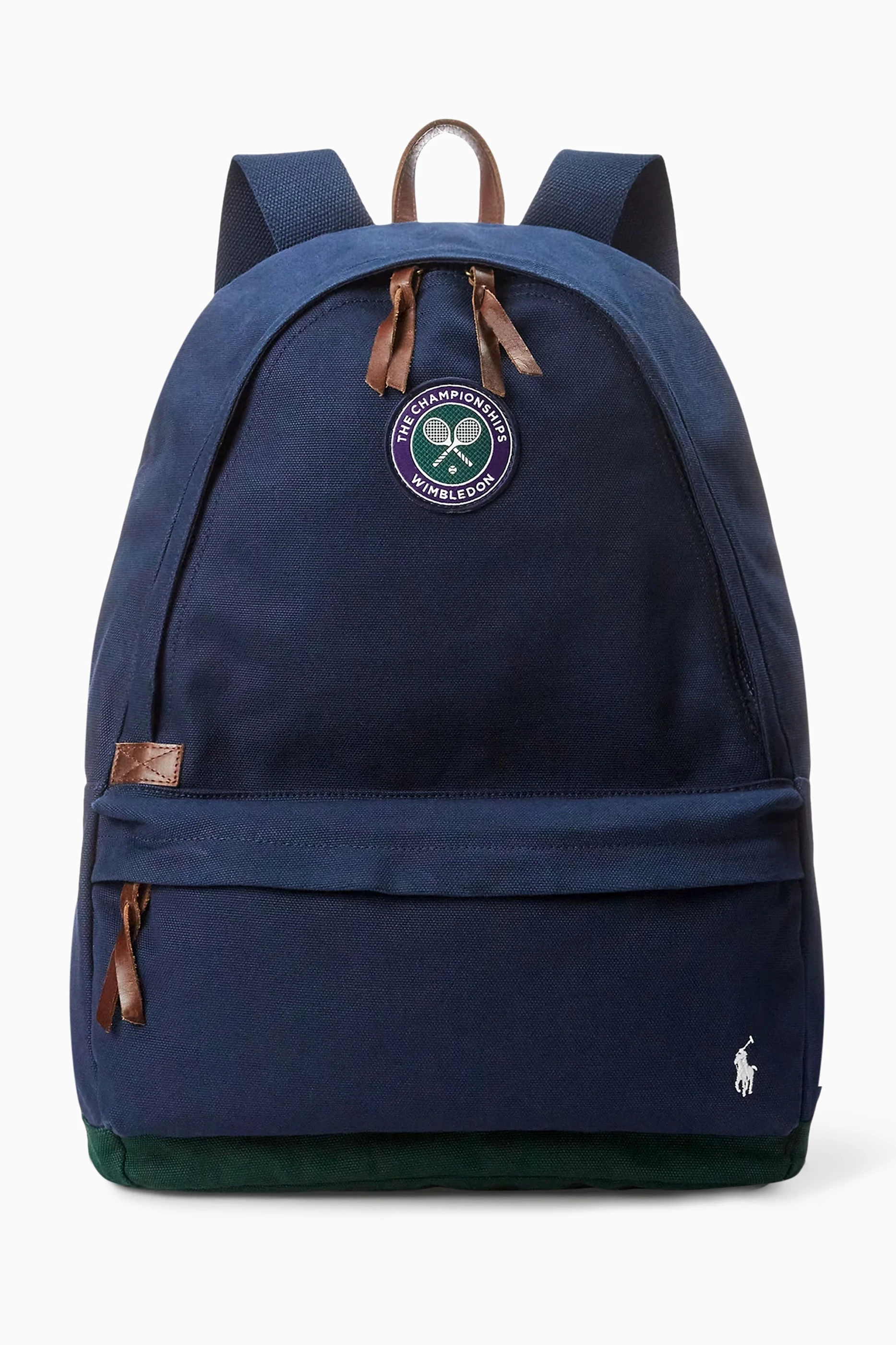 Buy Polo Ralph Lauren Blue Wimbledon Backpack in Cotton-twill For