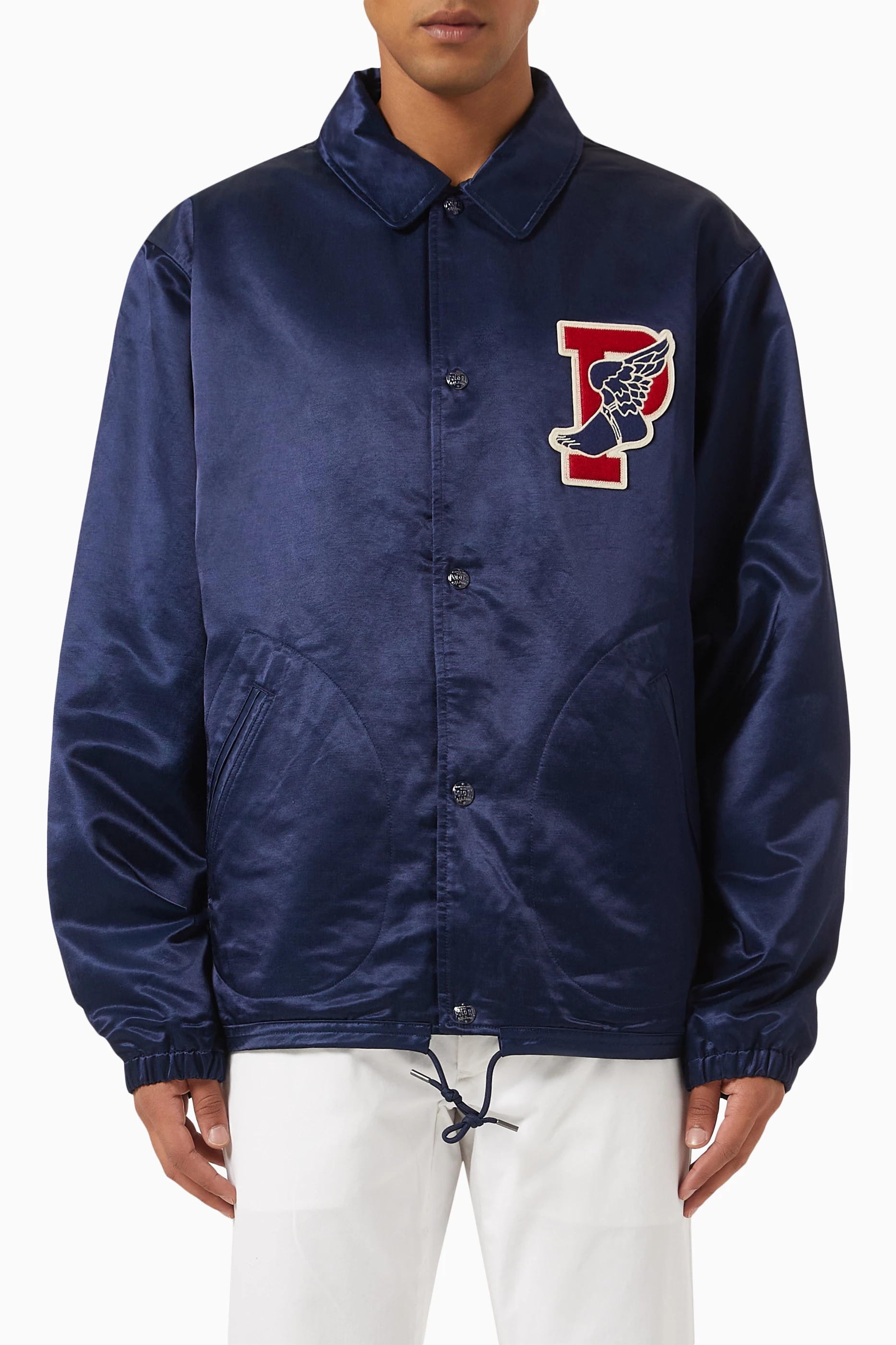 Navy blue polo windbreaker store