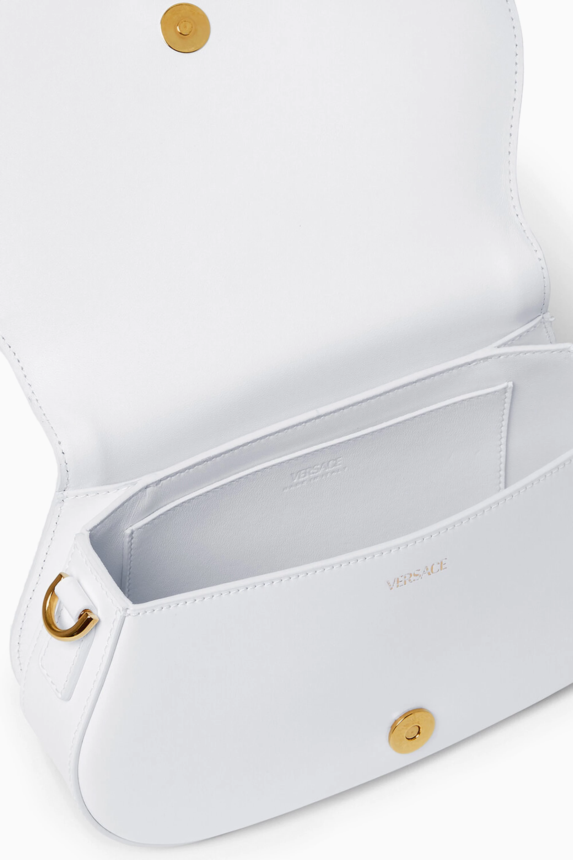White versace crossbody bag cheap