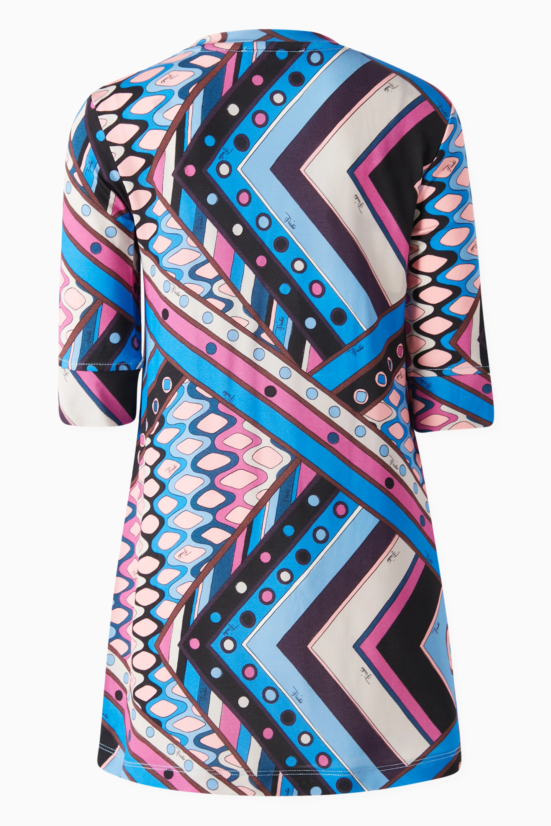 Buy Emilio Pucci Purple Viola print Dress in Jersey For Girls Online Ounass UAE