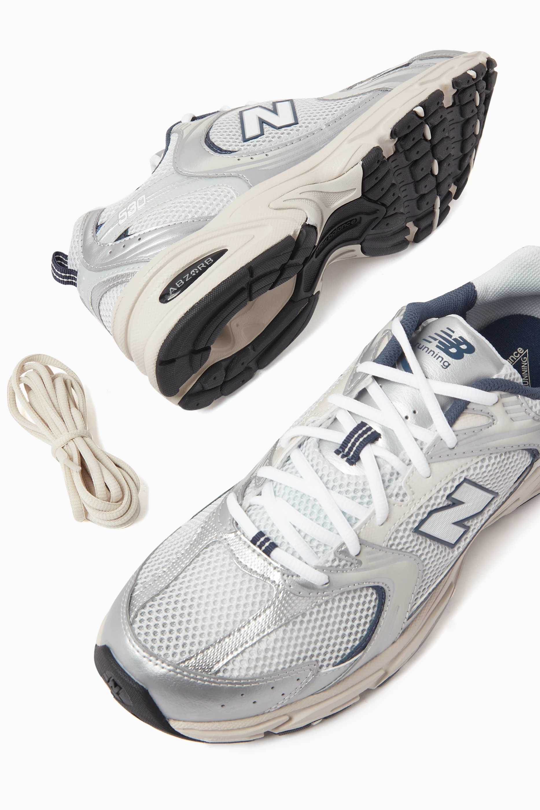 Buy New Balance Multicolour 530 Low Top Sneakers in Mesh For Men Online Ounass UAE