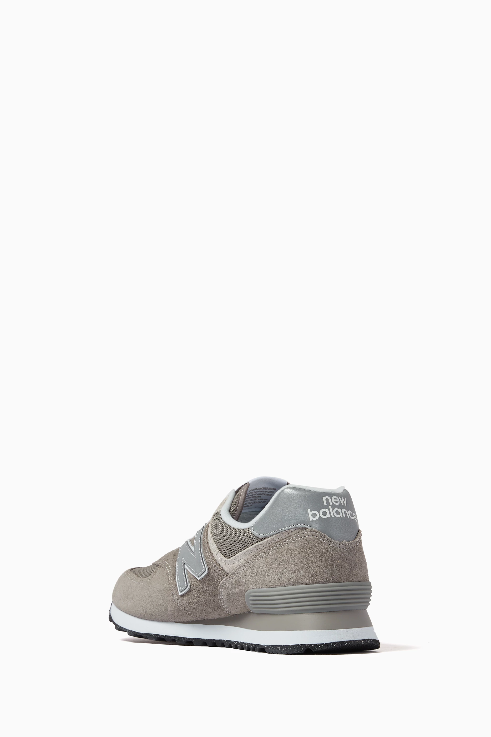 Buy New Balance Grey 574 Core Sneakers in Suede Mesh For Men Online Ounass UAE
