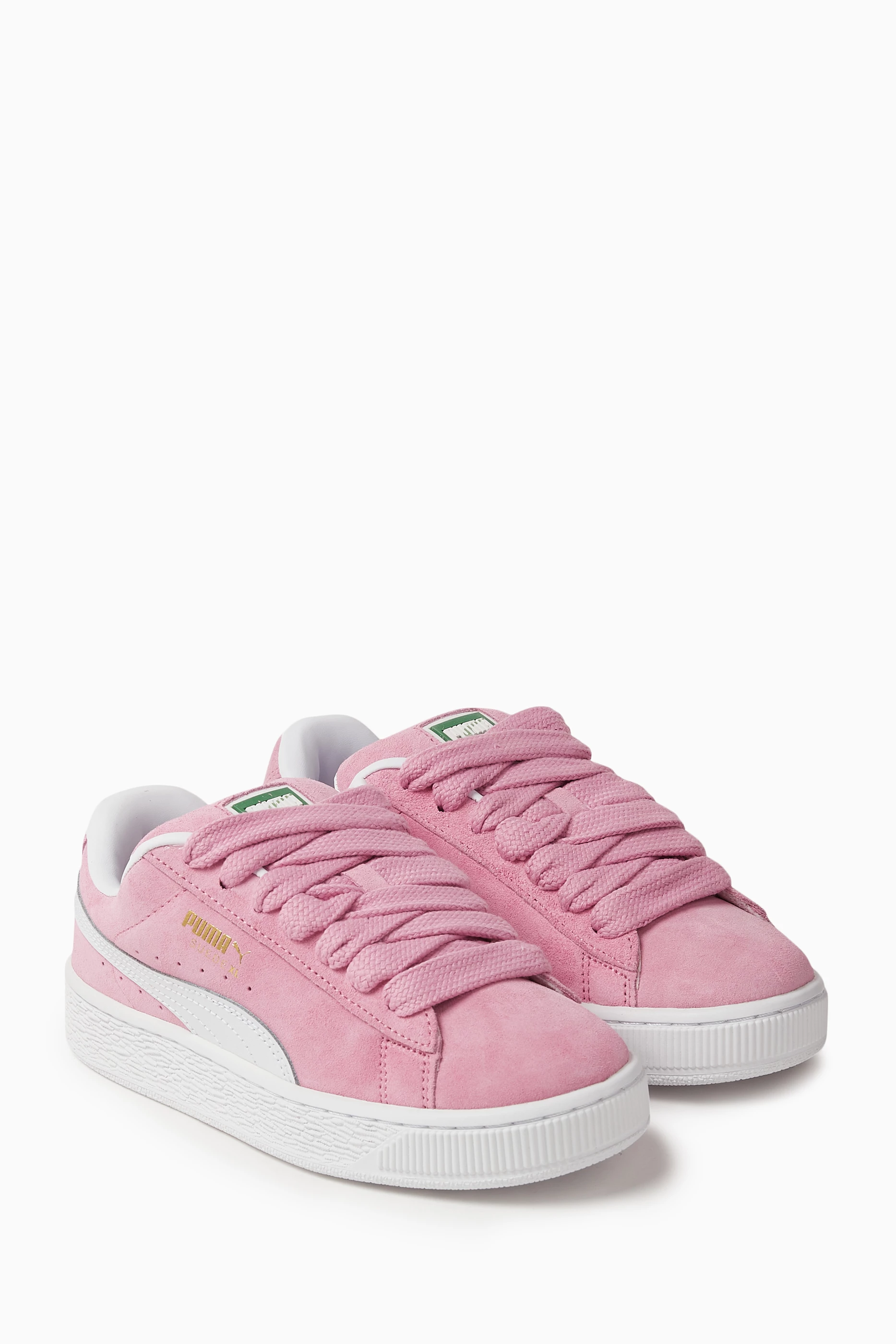 Suede pumas pink outlet
