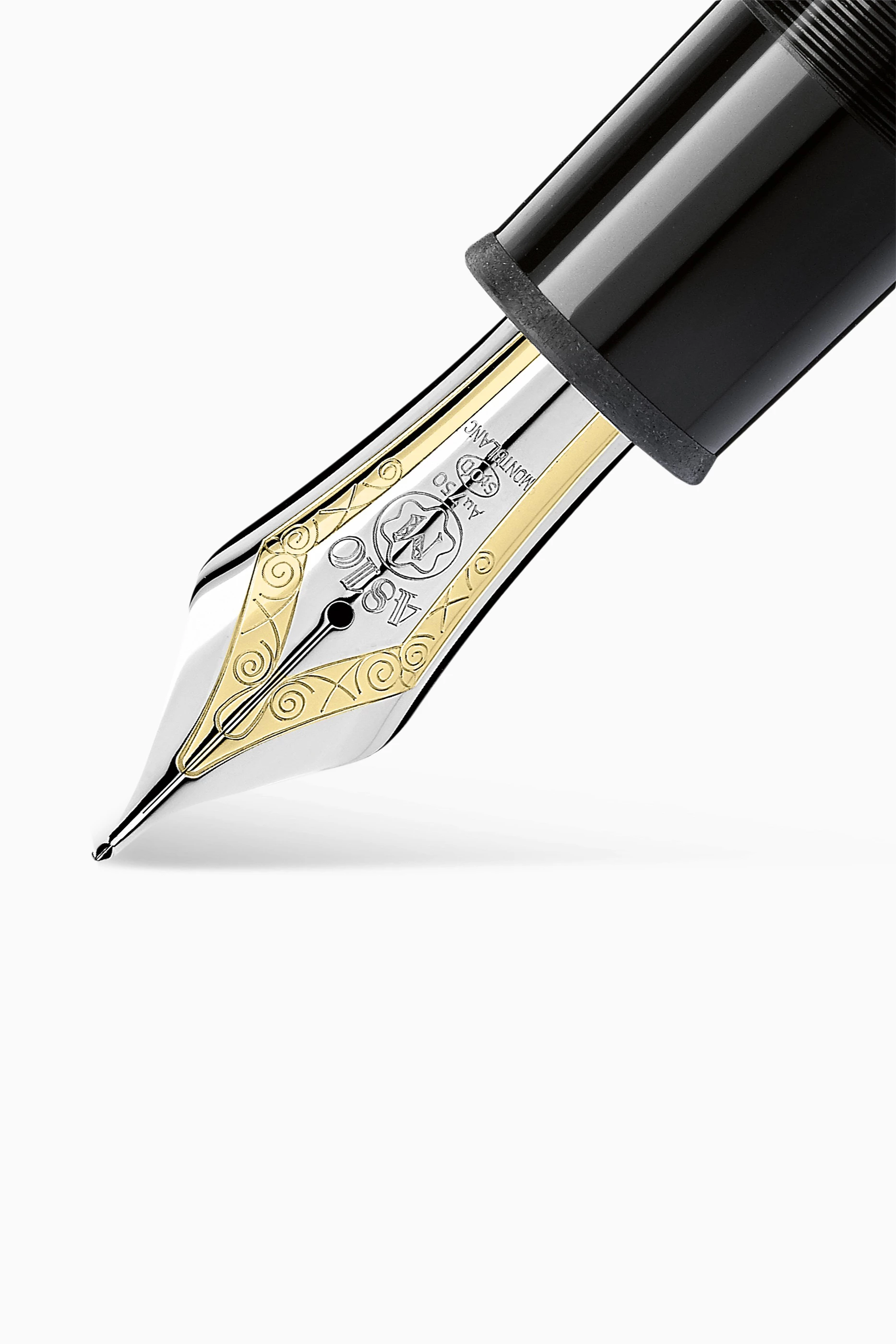 Buy Montblanc Black Meisterstuck Platinum Line Medium 149 Fountain Pen For UNISEX Online Ounass UAE