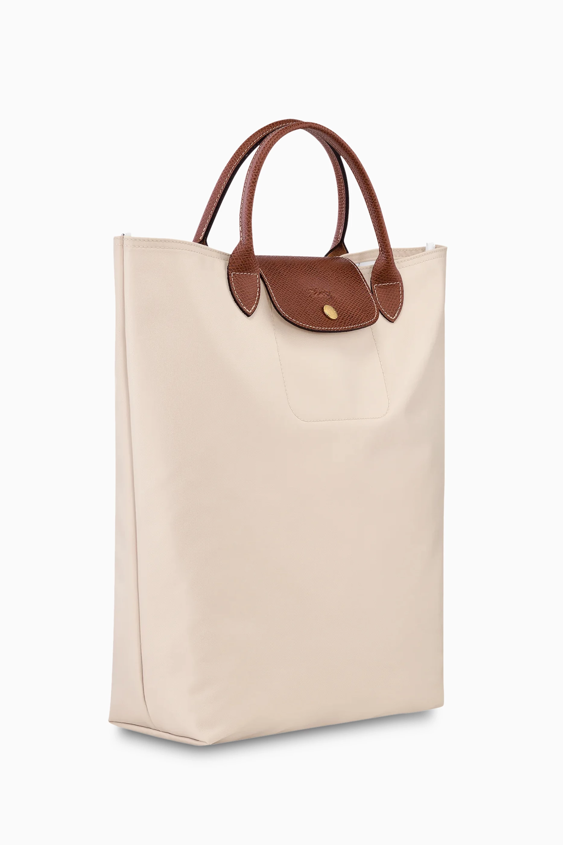 Buy Longchamp Neutral Medium Le Pliage Tote Bag in Canvas For Women Online Ounass UAE