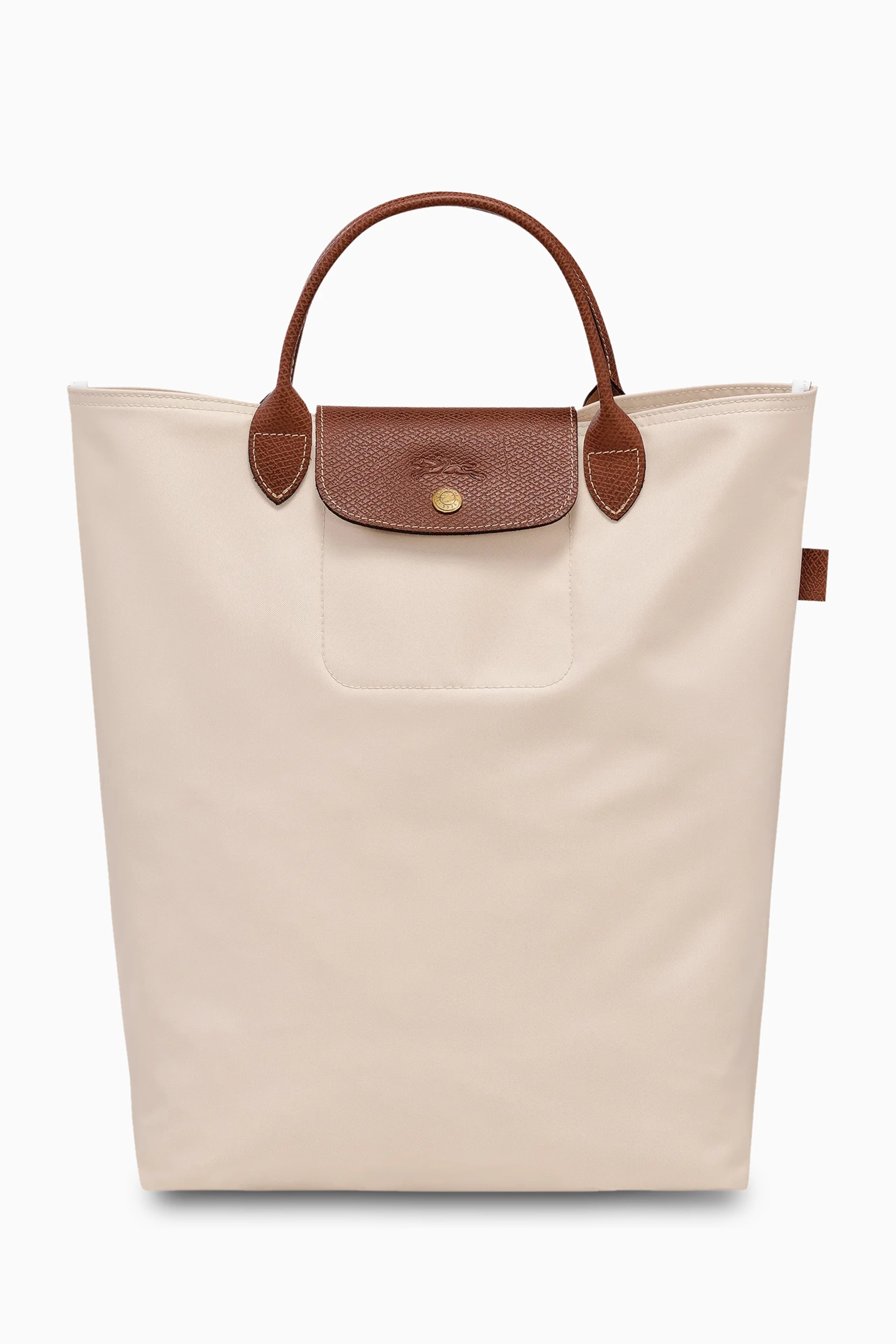 Buy Longchamp Neutral Medium Le Pliage Tote Bag in Canvas For Women Online Ounass UAE