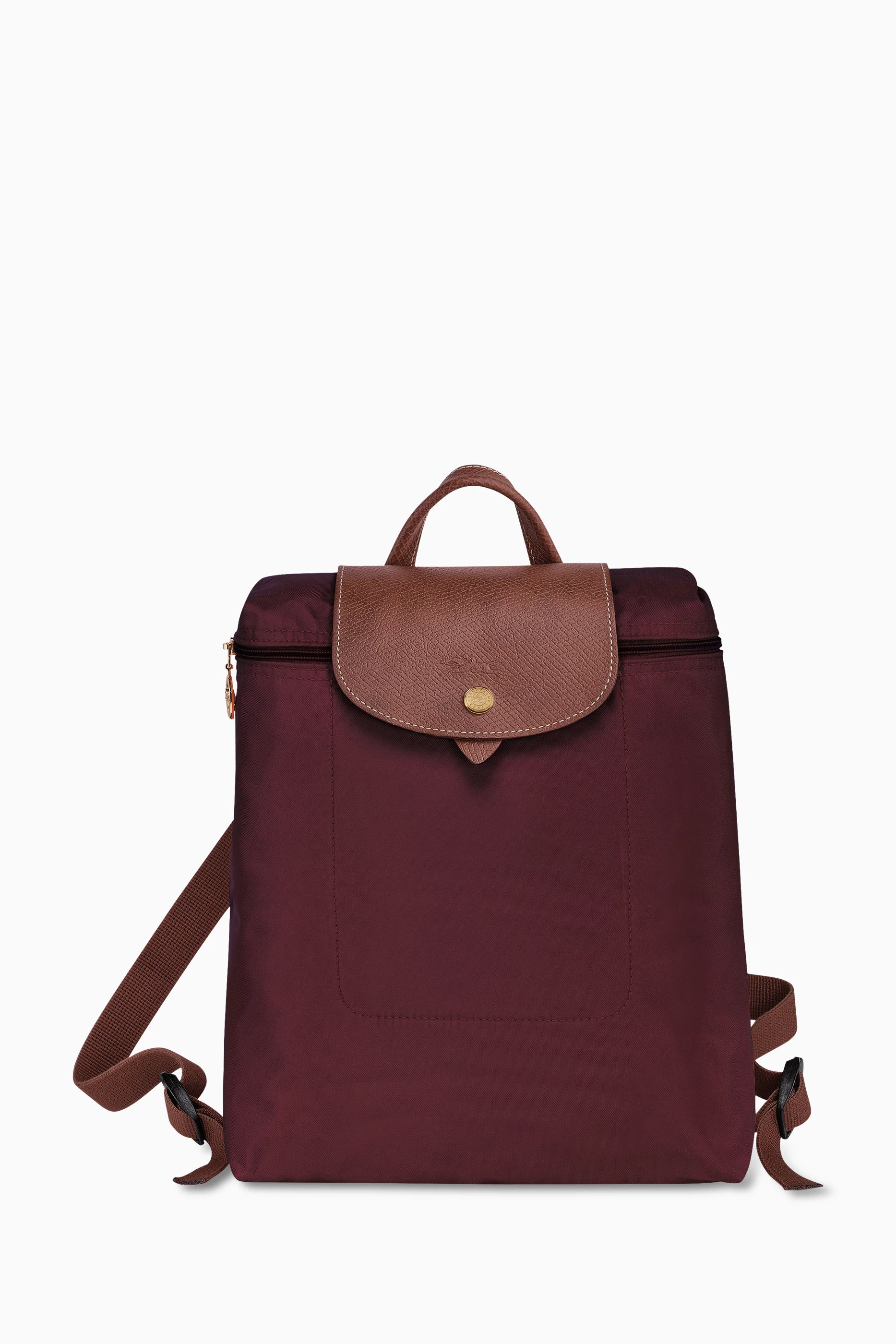 Buy Longchamp Burgundy Medium Le Pliage Original Backpack in Canvas For Women Online Ounass UAE