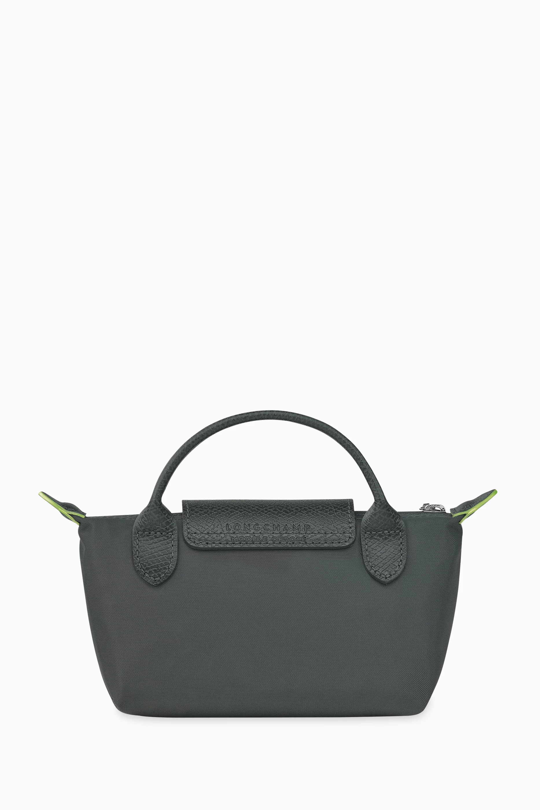 Buy Longchamp Grey Mini Le Pliage Clutch in Recycled Canvas For Women Online Ounass UAE