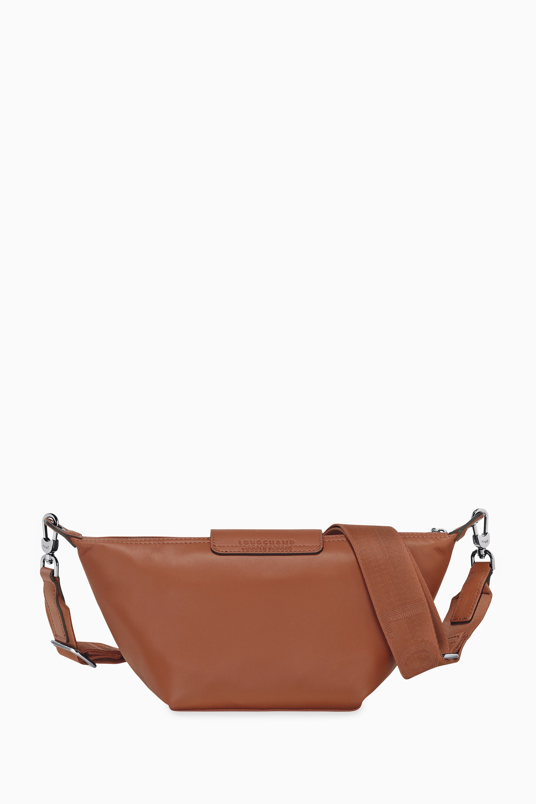 Buy Longchamp Brown Mini Le Pliage Xtra Crossbody Bag in Leather For Women Online Ounass UAE