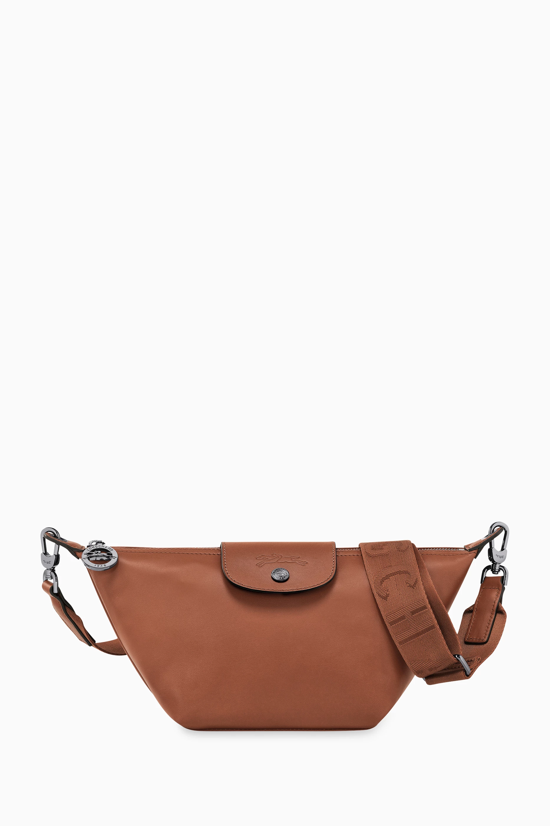Buy Longchamp Brown Mini Le Pliage Xtra Crossbody Bag in Leather For Women Online Ounass UAE