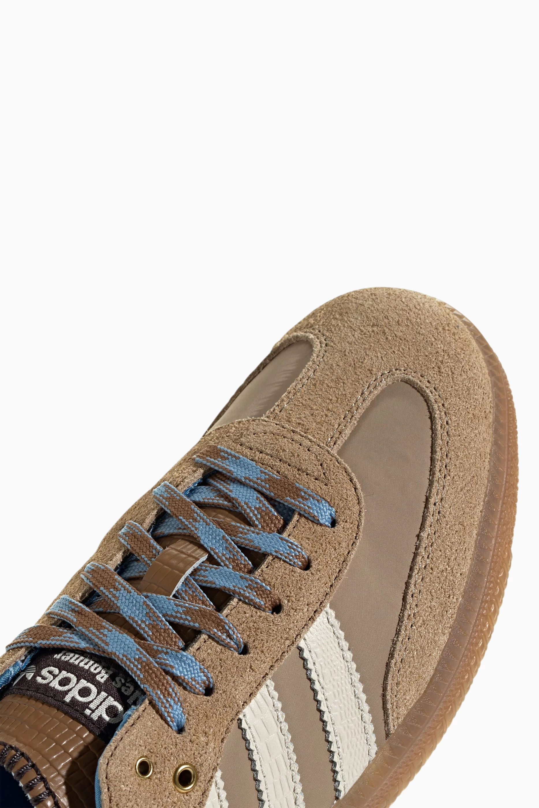 Buy adidas Statement Neutral x Wales Bonner Samba Sneakers in Leather &  Suede For Men Online | Ounass UAE