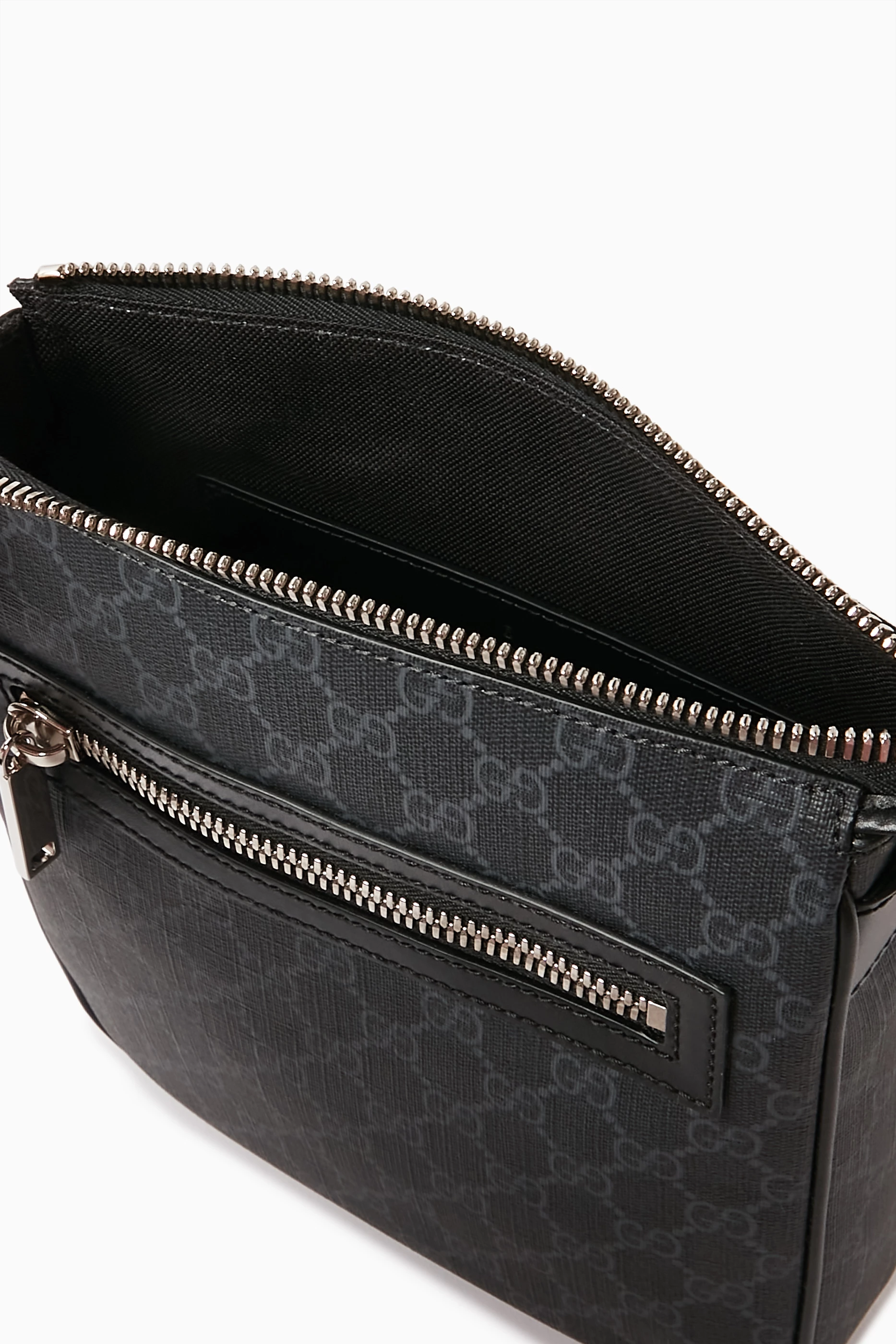 Buy Gucci Black GG Crossbody Bag in Supreme Canvas For Men Online Ounass UAE