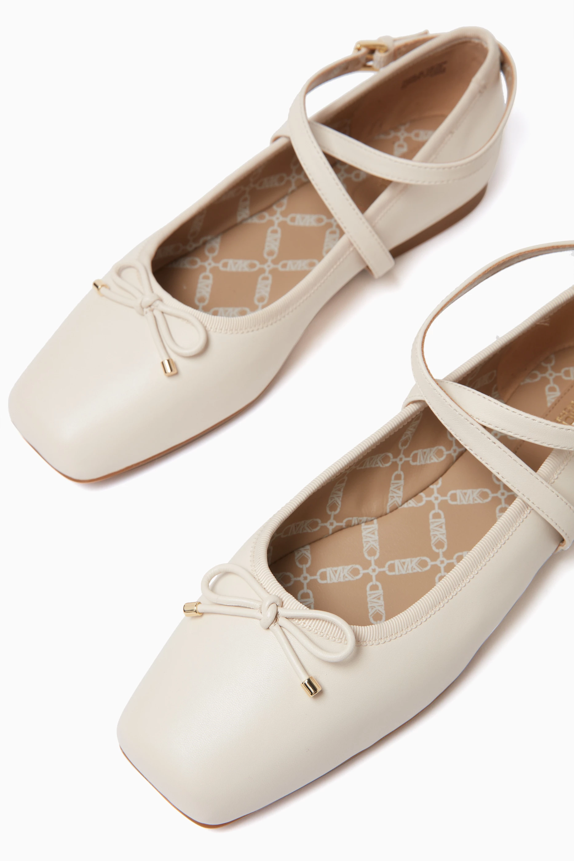 Michael kors beige flats discount