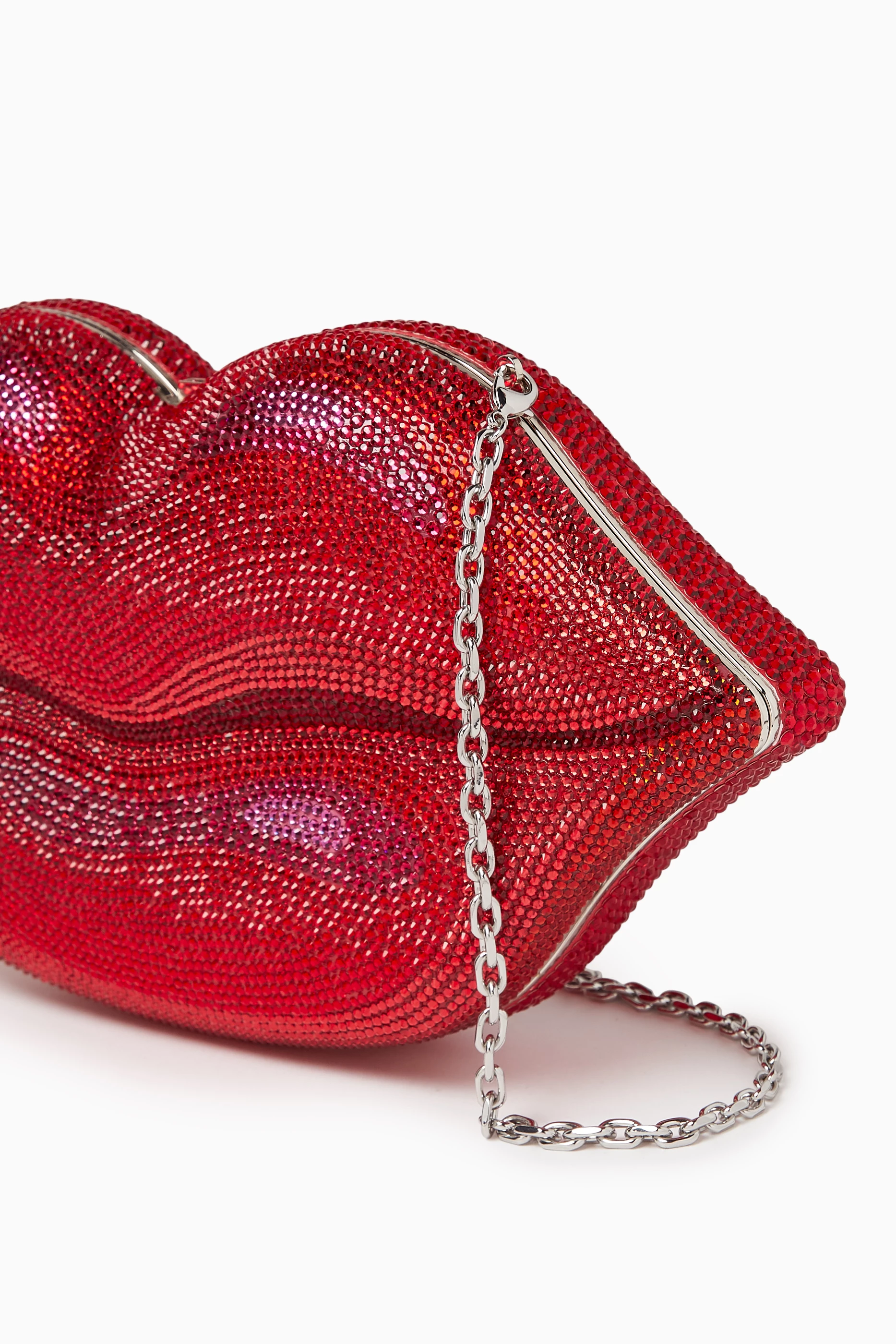 Buy Judith Leiber Red Hot Lips Novelty Clutch For Women Online Ounass UAE