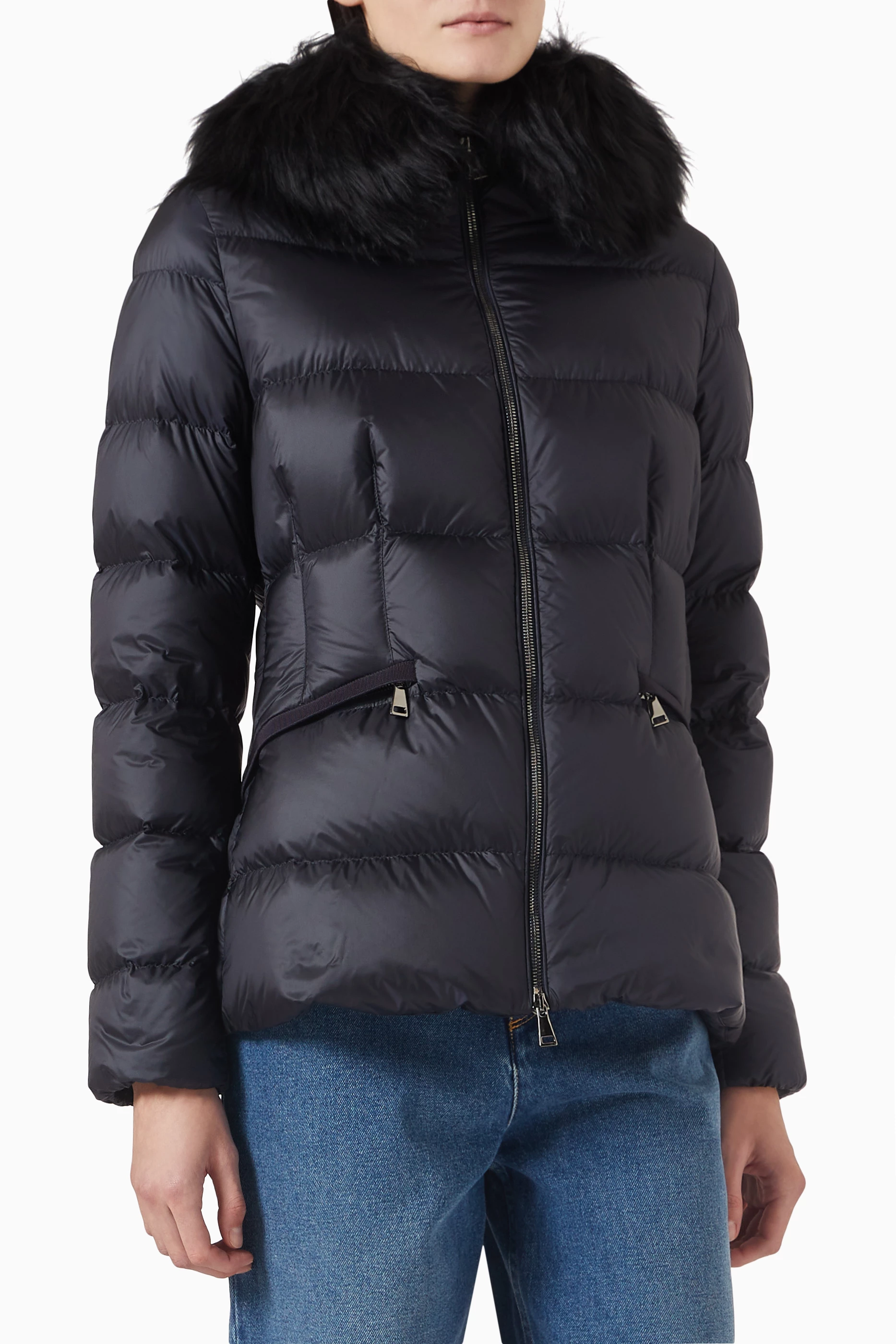 Buy Moncler Blue Boed Short Down Jacket For Women Online Ounass UAE