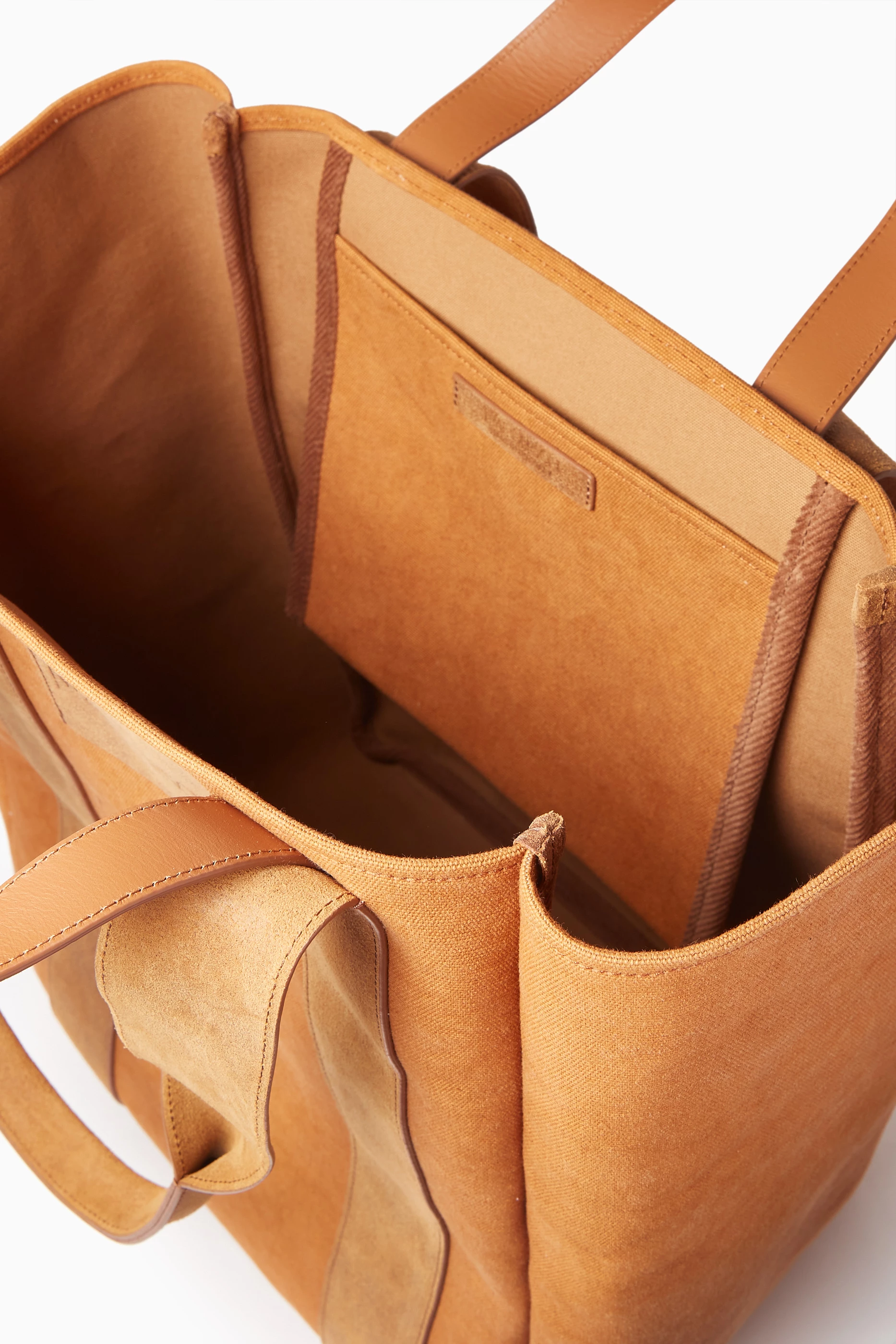 Buy JW Anderson Brown Workwear Cabas Tote Bag in Cotton