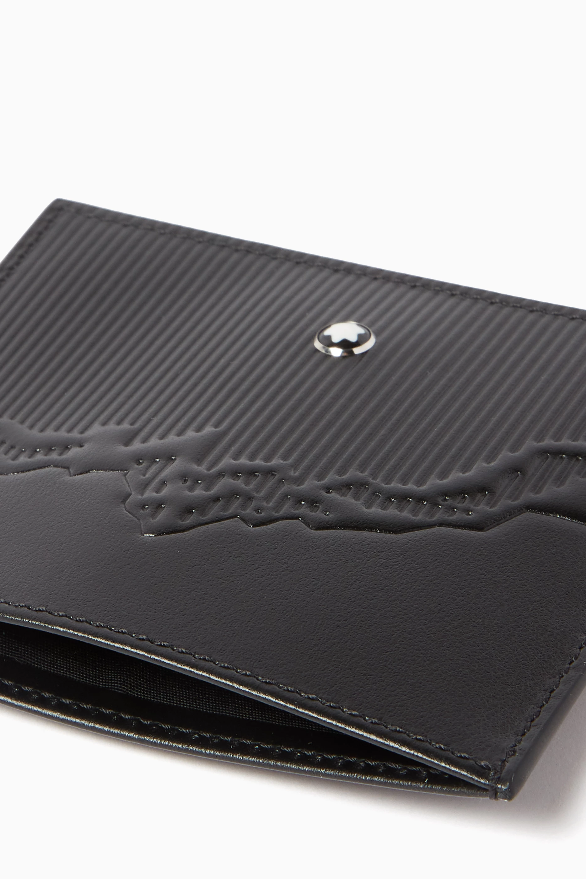 Buy Montblanc Black Meisterstuck Card Holder 3cc in Leather For Men Online Ounass UAE