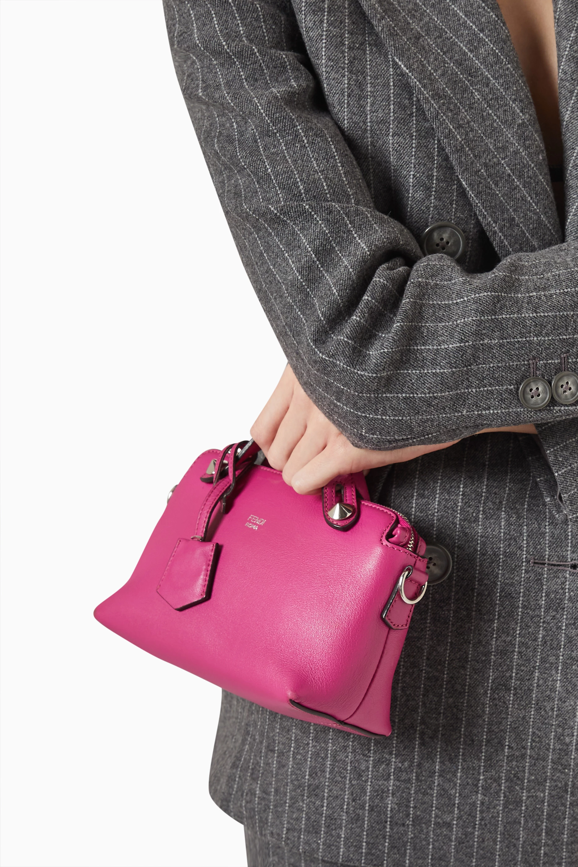 Buy Fendi Pre-Loved Pink Fendi By The Way Mini Bag in Leather For